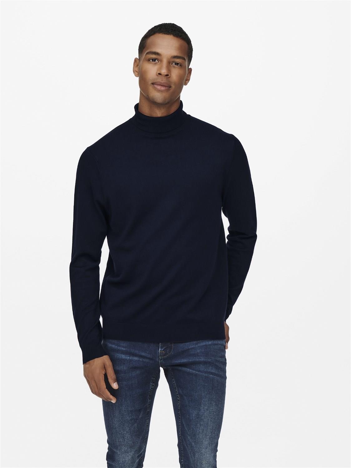Only & Sons Erkek Mevsimlik Boğazlı Kazak - 22020879 - Only & Sons - 22020879