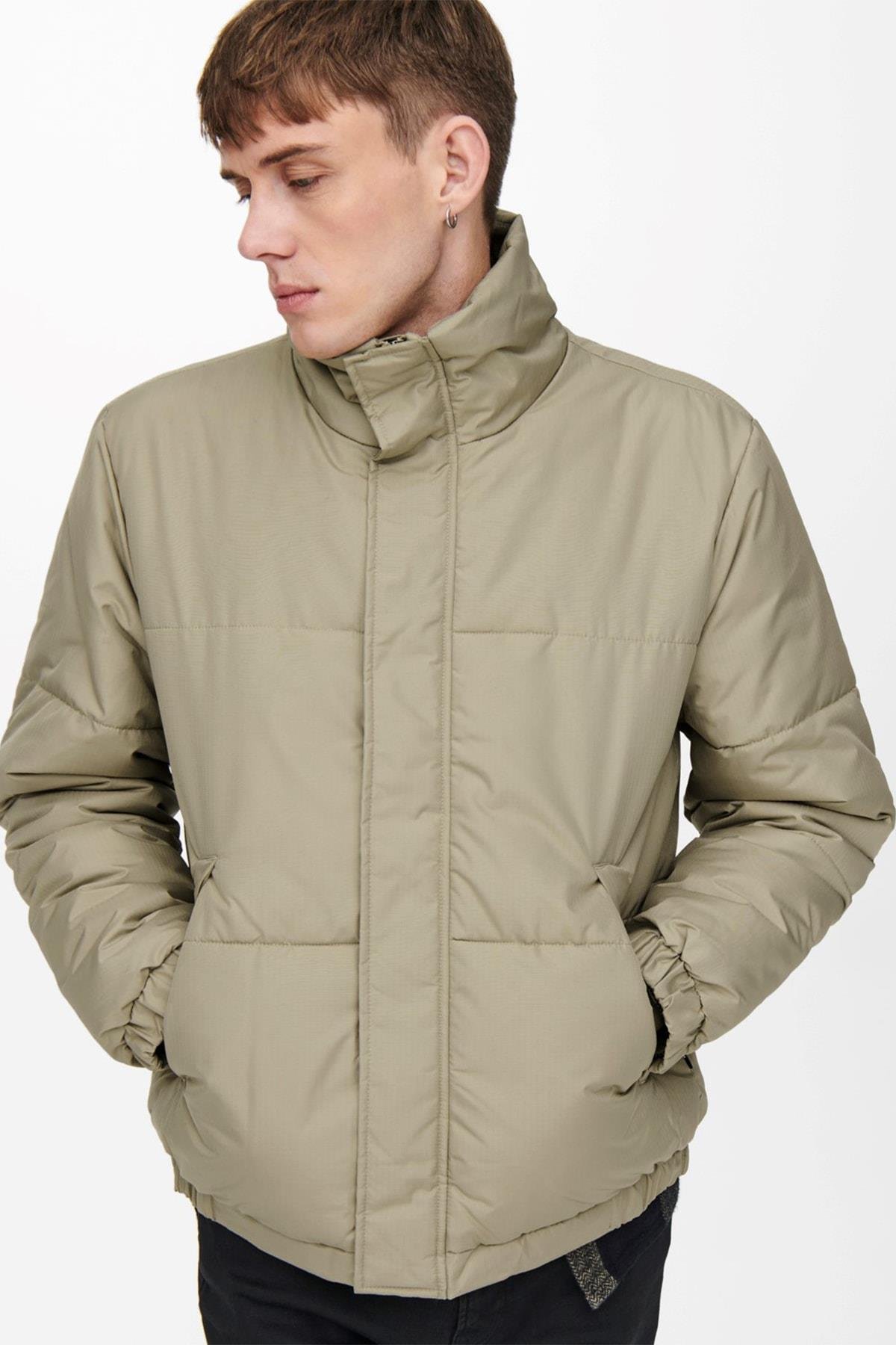 Only & Sons Erkek Mont Onsorion Quilted Jacket 22020904 - Only & Sons - 22020904