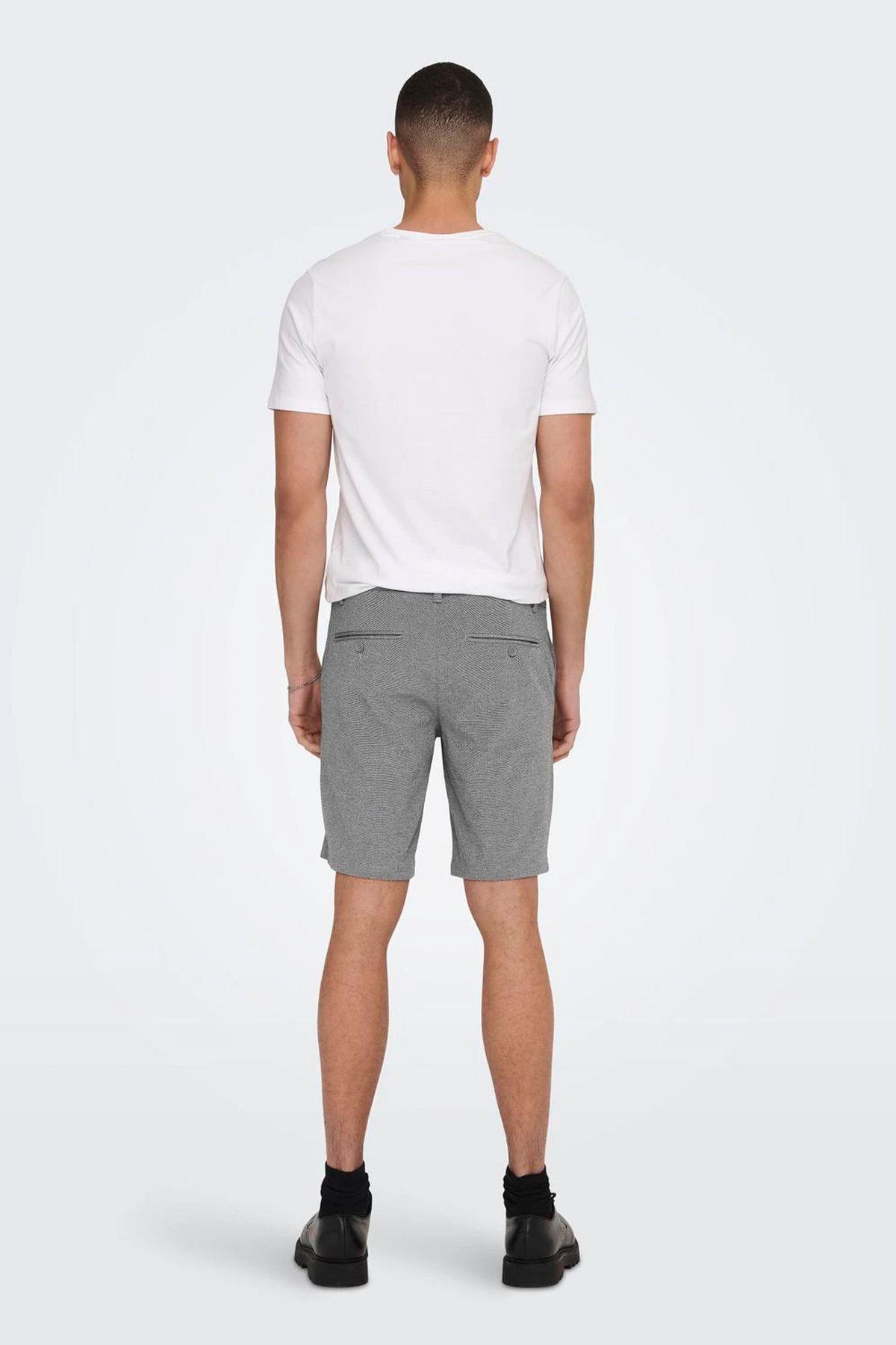 Only & Sons Erkek Normal Kesim Günlük Chino Şort - 22018667 - Only & Sons - 22018667
