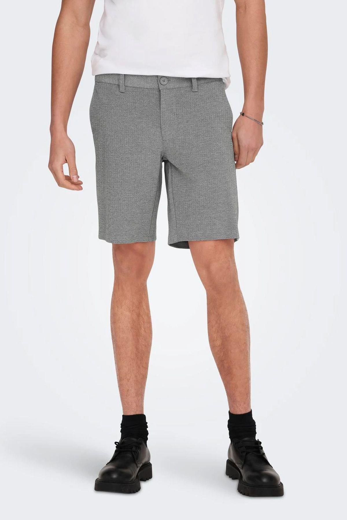 Only & Sons Erkek Normal Kesim Günlük Chino Şort - 22018667 - Only & Sons - 22018667