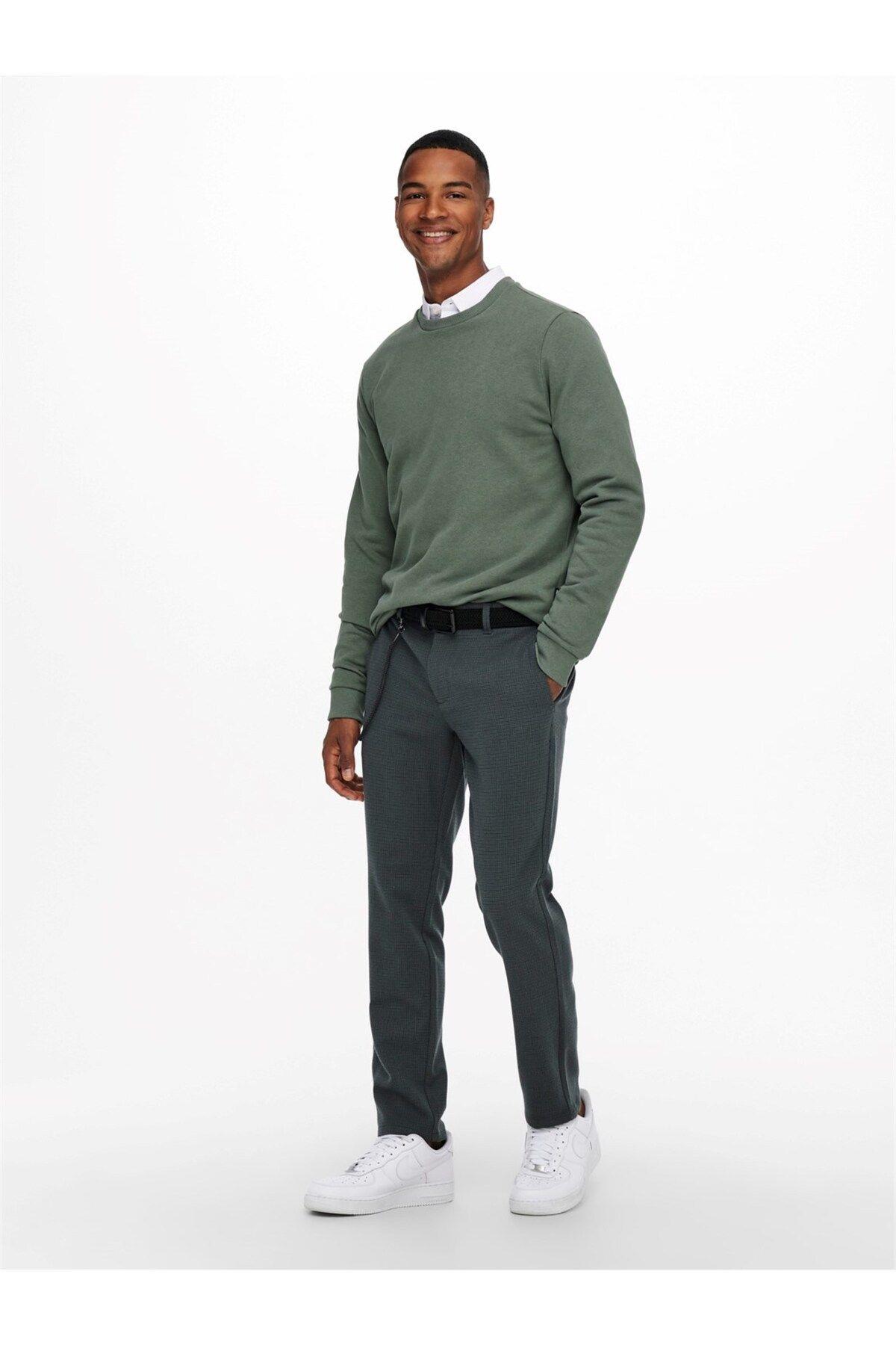 Only & Sons Erkek Onsceres Crew Neck Bisikler Yaka Sweatshirt - 22018683  - Only & Sons - 22018683