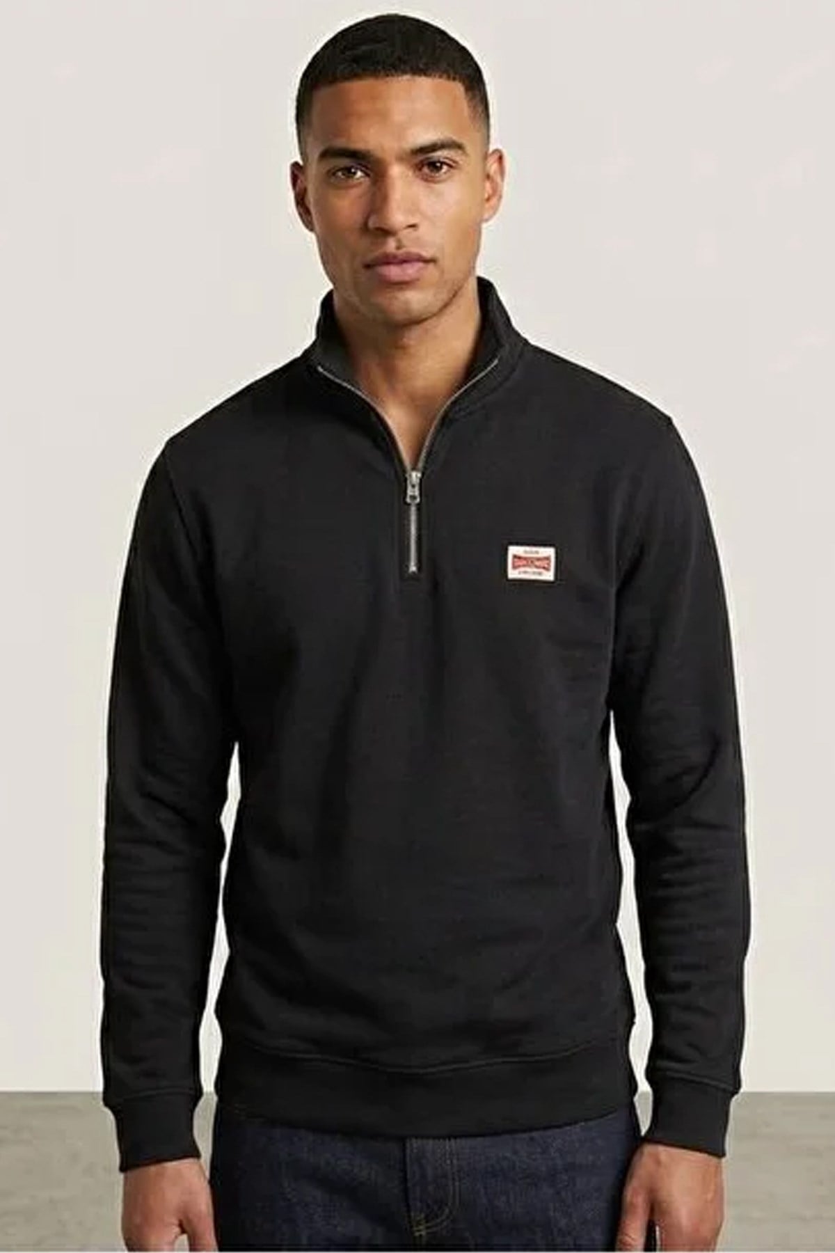 Only & Sons Erkek ONSDAWSON REG LS HALF SWEATSHİRT SİYAH- 22039036  - Only & Sons - 22039036-2