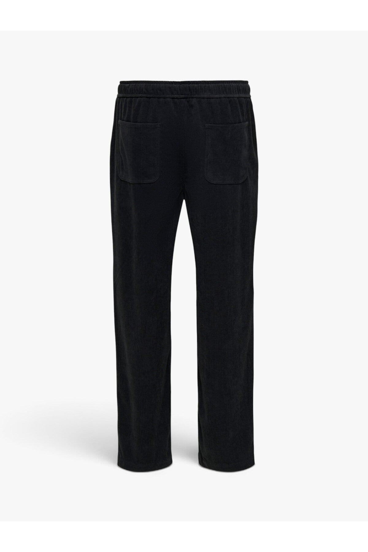 ONLY & SONS Erkek  ONSFADE LOOSE CORDUROY 0658 PANTS VD Siyah Pantolon - 5040177 - Only & Sons - 5040177