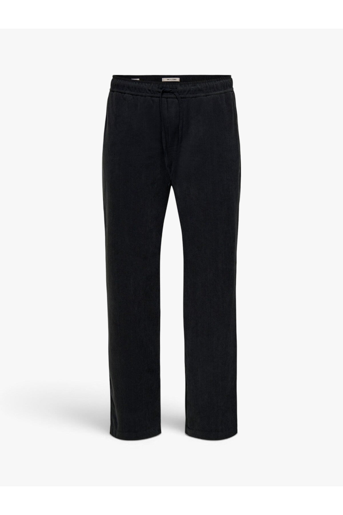 ONLY & SONS Erkek  ONSFADE LOOSE CORDUROY 0658 PANTS VD Siyah Pantolon - 5040177 - Only & Sons - 5040177