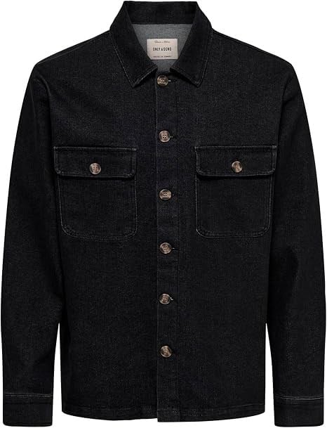 ONLY & SONS ERKEK ONSKODYL BOX ANTRASİT GÖMLEK - 22038475 - Only & Sons - 22038475