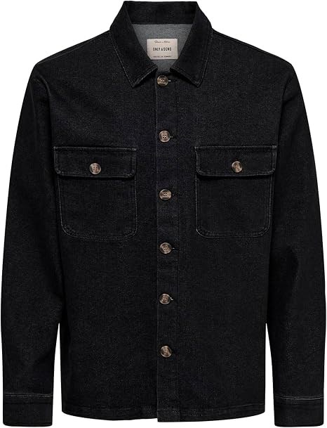 ONLY & SONS ERKEK ONSKODYL BOX ANTRASİT GÖMLEK - 22038475 - Only & Sons - 22038475