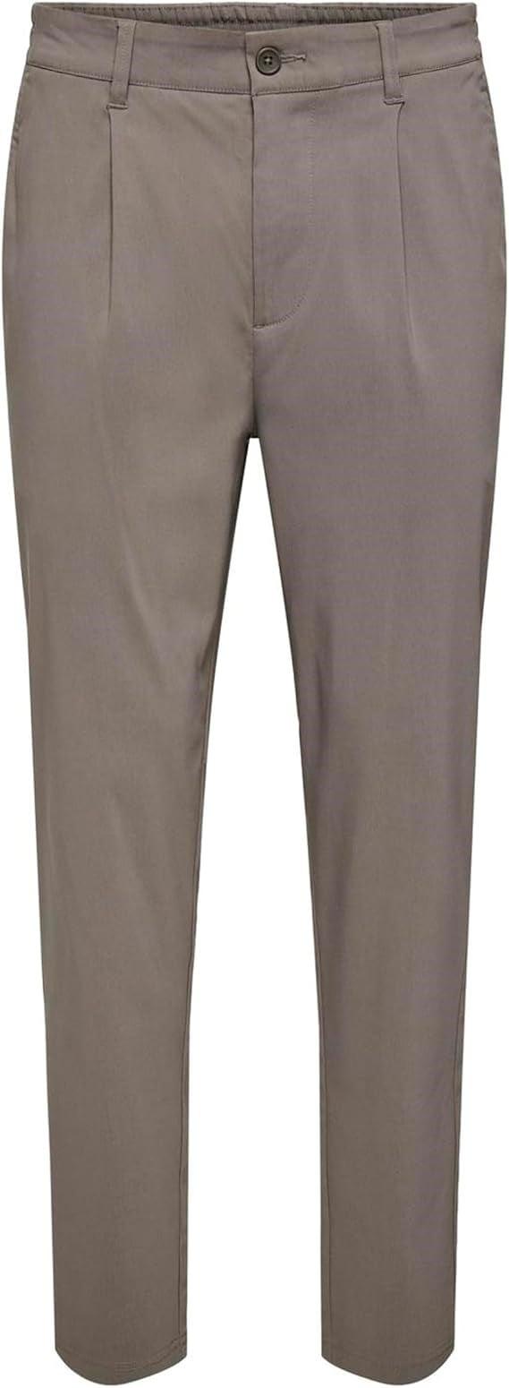 Only & Sons Erkek ONSLINUS TAPERED CMFRT KAHVERENGİ PANTOLON - 22038979 - Only & Sons - 22038979-1