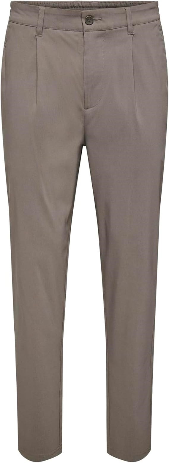 Only & Sons Erkek ONSLINUS TAPERED CMFRT KAHVERENGİ PANTOLON - 22038979 - Only & Sons - 22038979-1