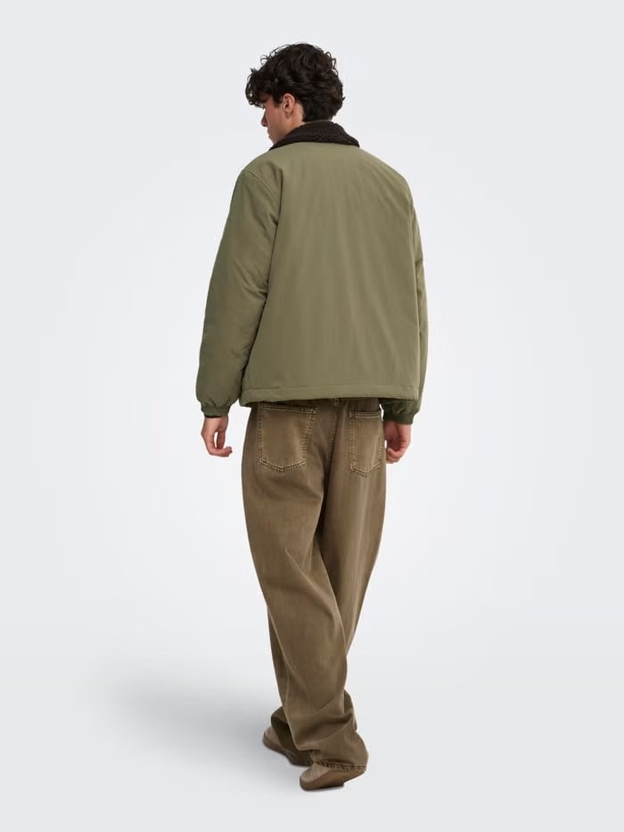 Only & Sons Erkek Onsreming Haki Ceket - 22038856  - Only & Sons - 22038856