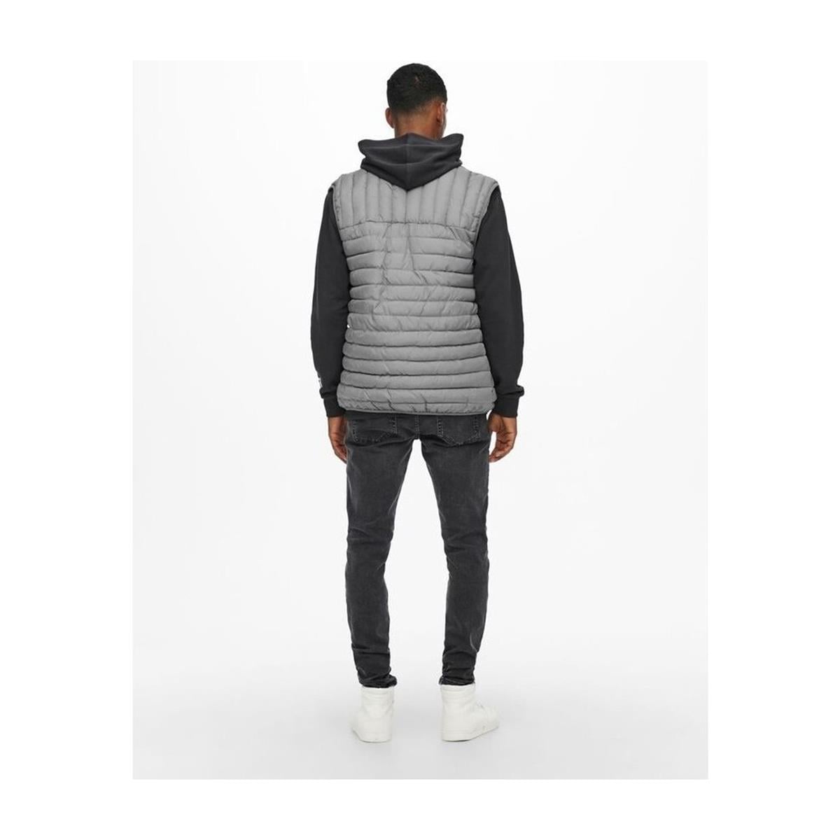 Only & Sons Erkek Premium Paul Quilted Şişme Yelek 22015123-blk - Only & Sons - 22015123-BLK