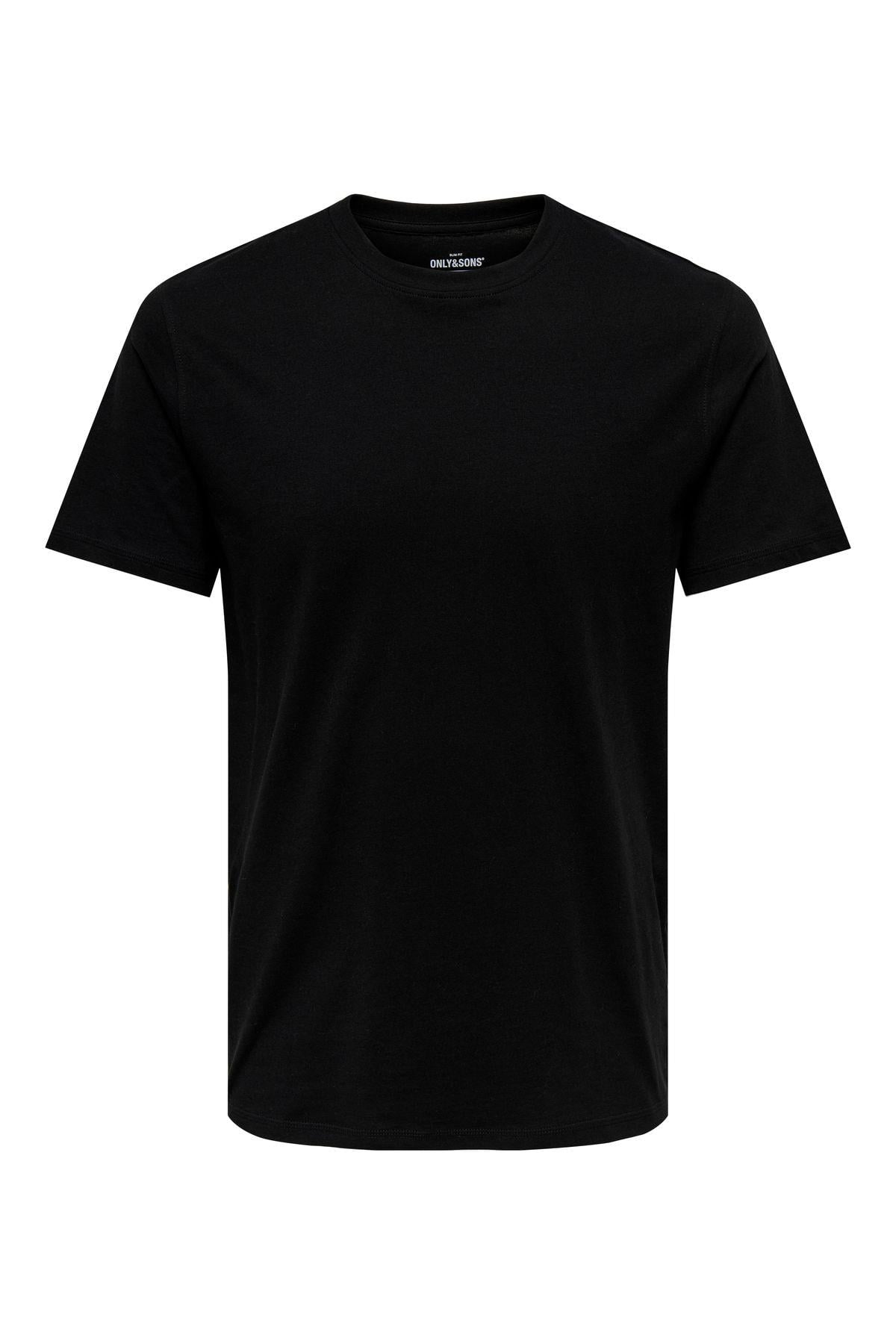 Only & Sons Erkek Regular Fit %100 Pamuk Basic T-Shirt - 22025208 - Only & Sons - 22025208