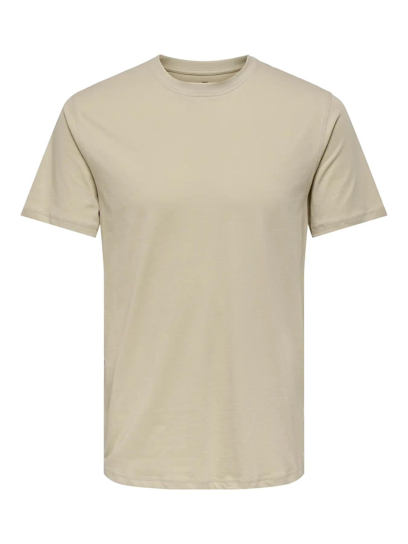 Only & Sons Erkek Regular Fit %100 Pamuk Basic T-Shirt - 22025208 - Only & Sons - 22025208