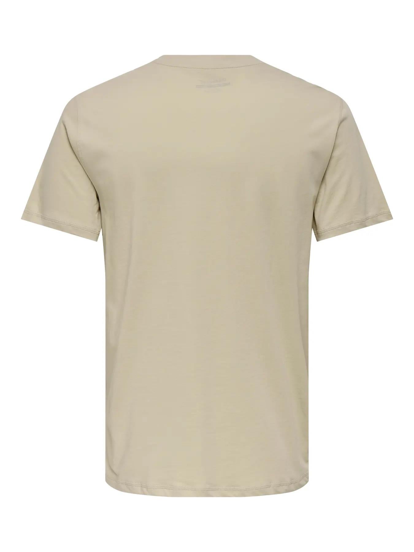 Only & Sons Erkek Regular Fit %100 Pamuk Basic T-Shirt - 22025208 - Only & Sons - 22025208