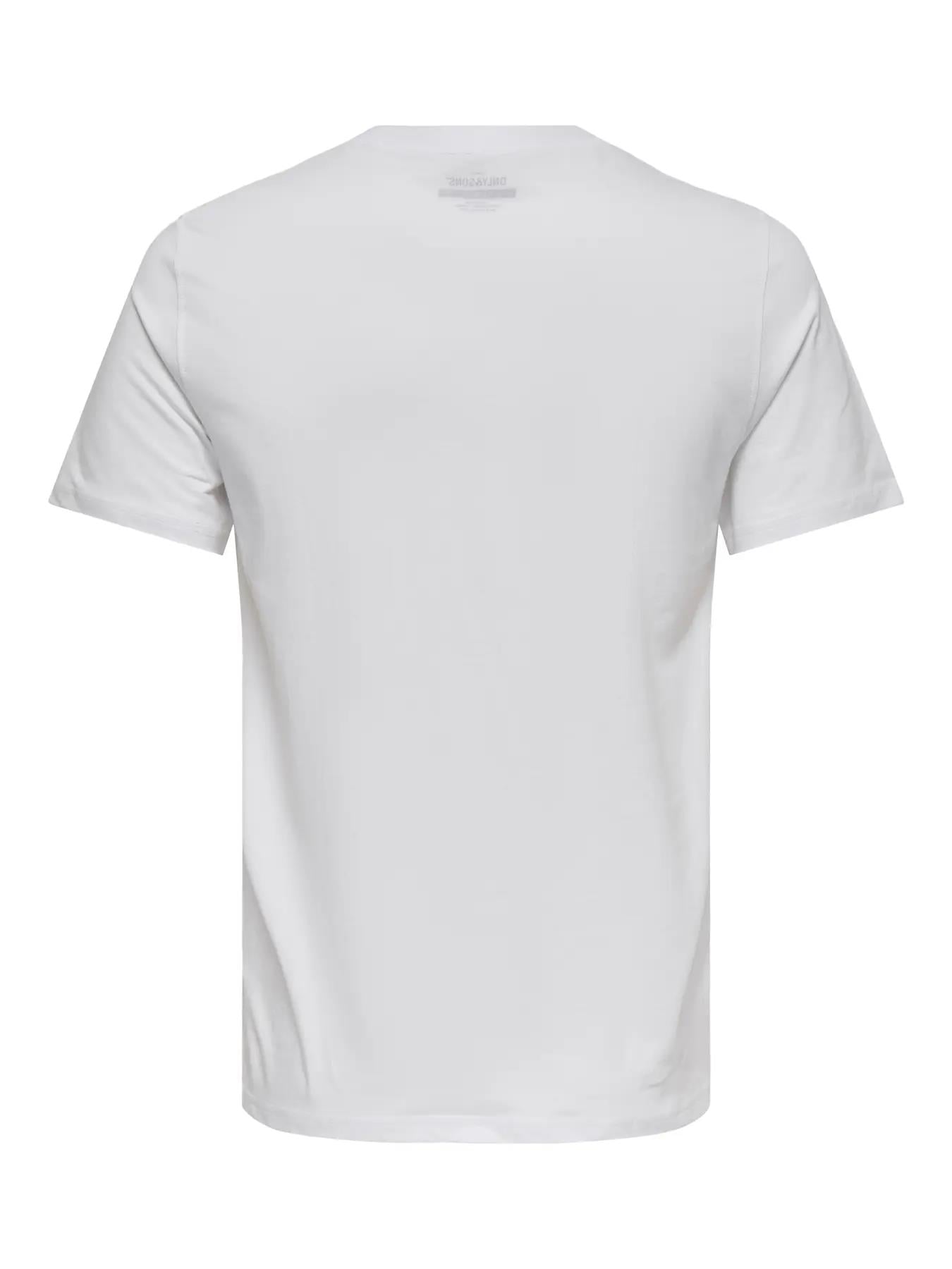 Only & Sons Erkek Regular Fit %100 Pamuk Basic T-Shirt - 22025208 - Only & Sons - 22025208