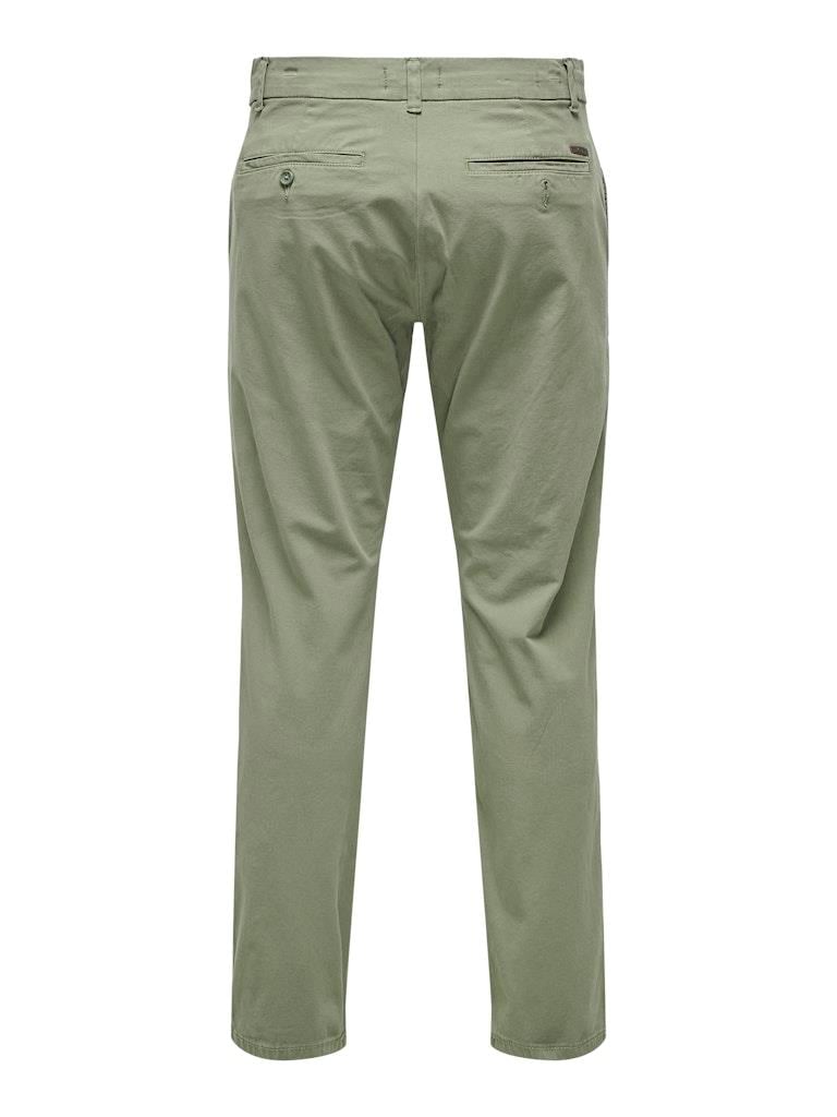 Only & Sons Erkek Regular Fit Lastikli Bel Haki Pantolon - 22029761 - Only & Sons - 22029761-1