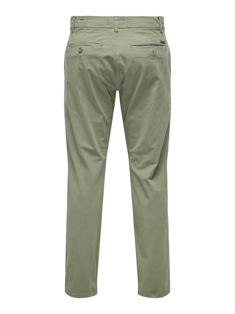 Only & Sons Erkek Regular Fit Lastikli Bel Haki Pantolon - 22029761 - Only & Sons - 22029761-1