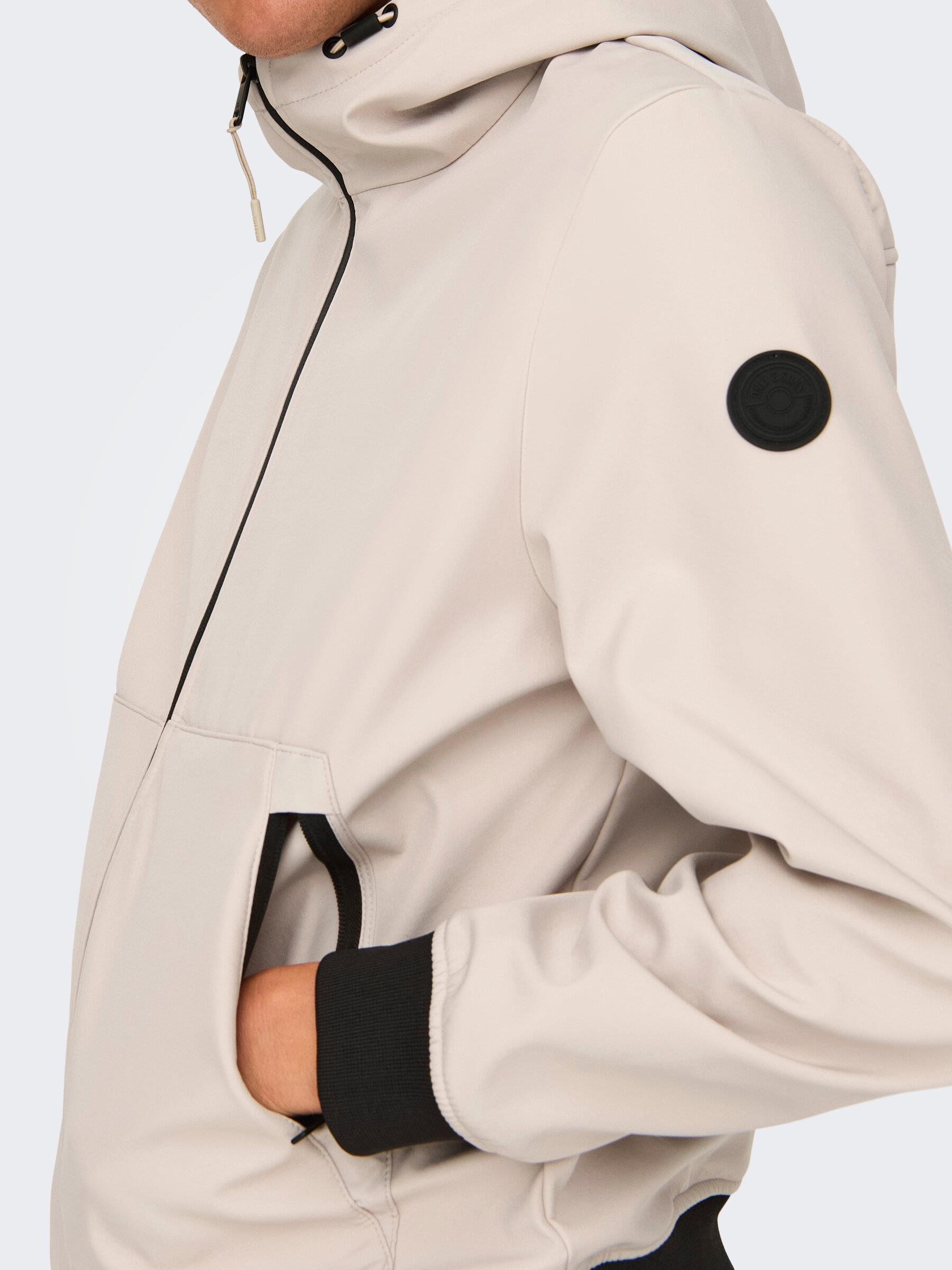 Only & Sons Erkek Softshell Bomber Ceket - 22029276 - Only & Sons - 22029276