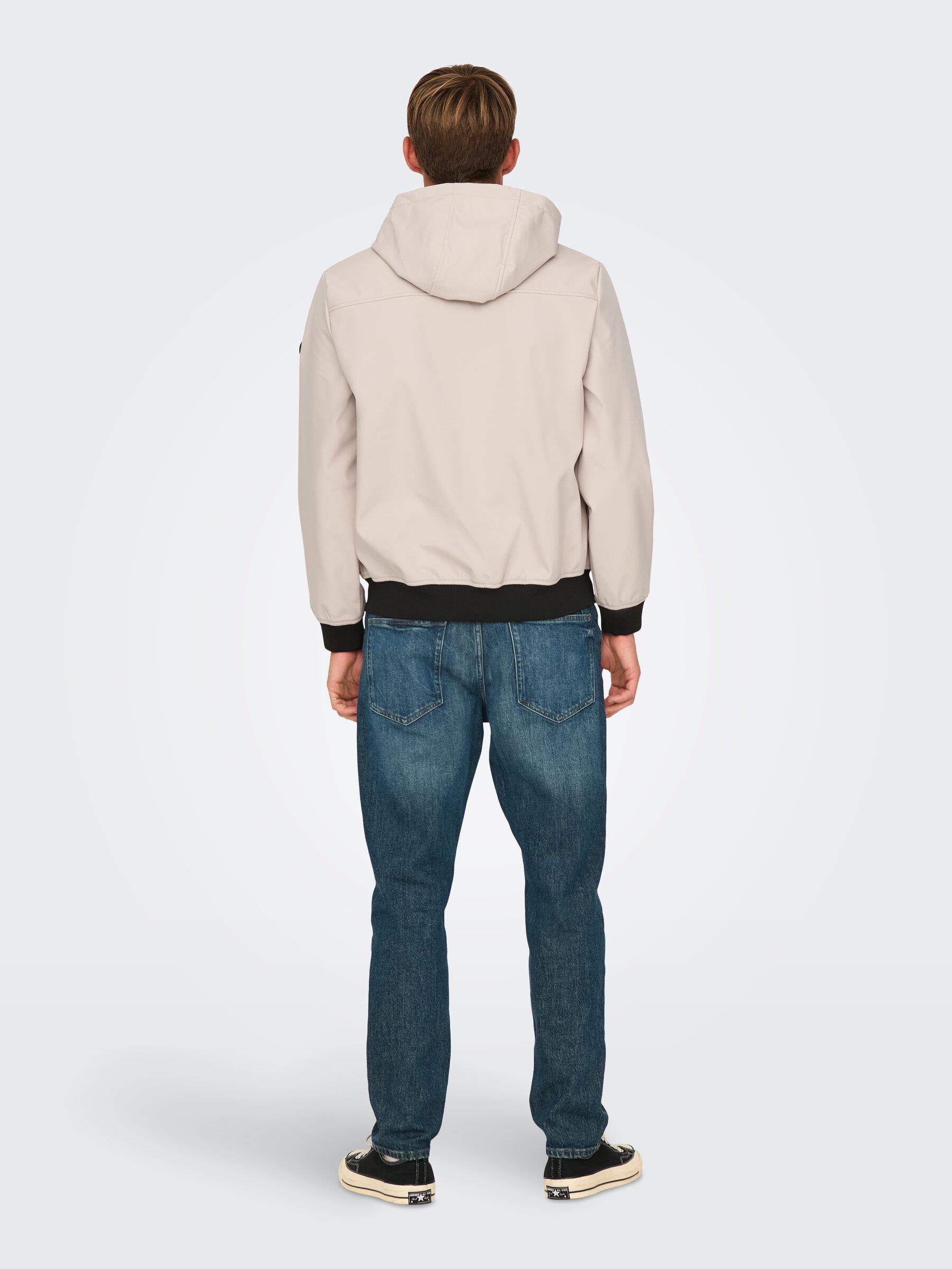 Only & Sons Erkek Softshell Bomber Ceket - 22029276 - Only & Sons - 22029276
