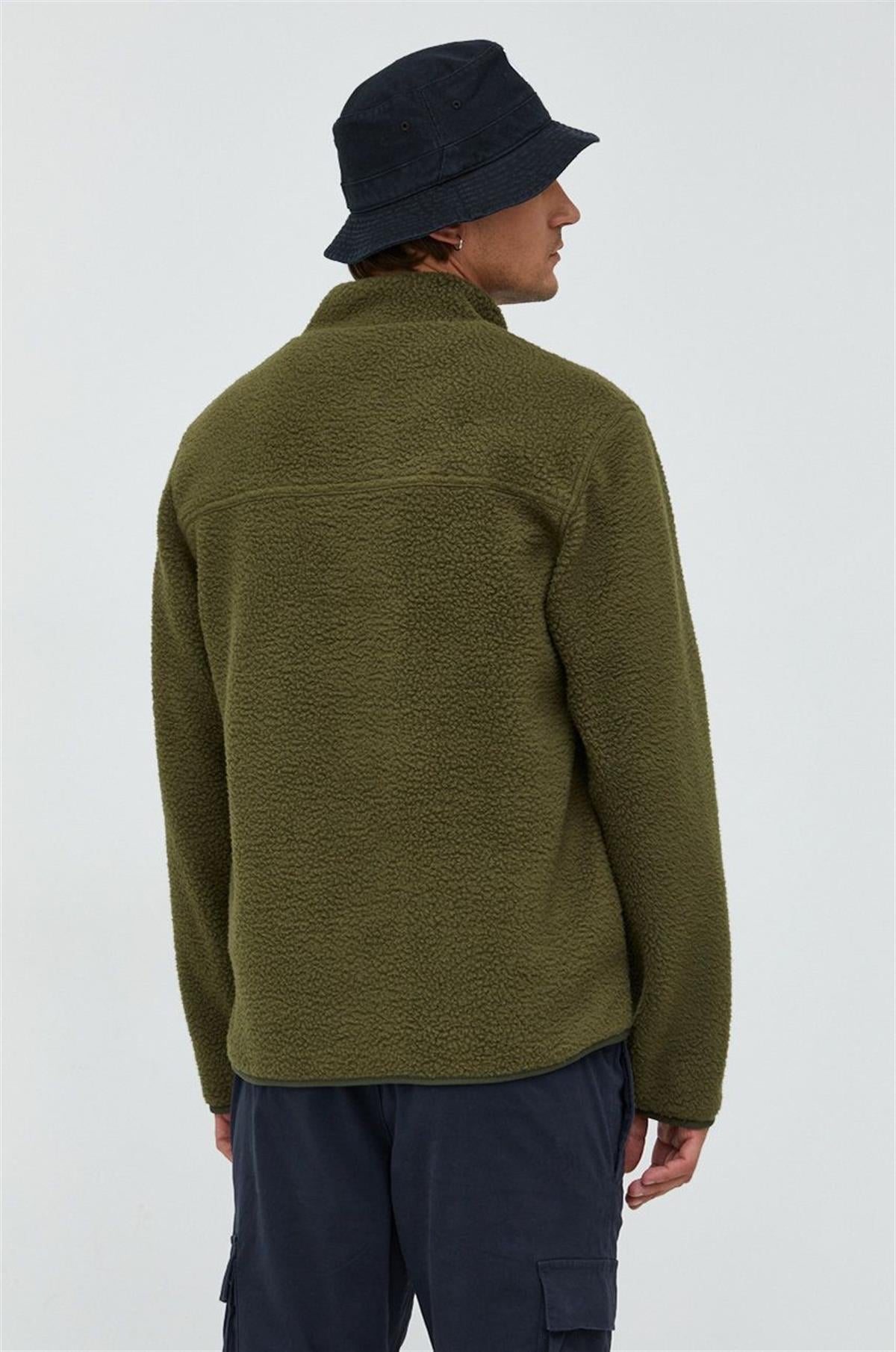 Only & Sons Erkek Yarım Fermuarlı Peluş Sweatshirt - 22022228 - Only & Sons - 22022228