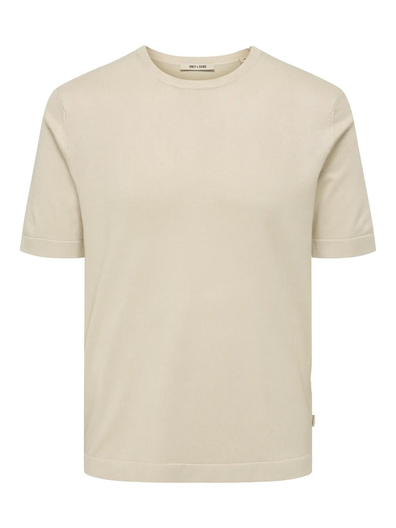 Only & Sons Erkek Yuvarlak Yaka Basic Örme T-Shirt - 22022928 - Only & Sons - 22022928-T