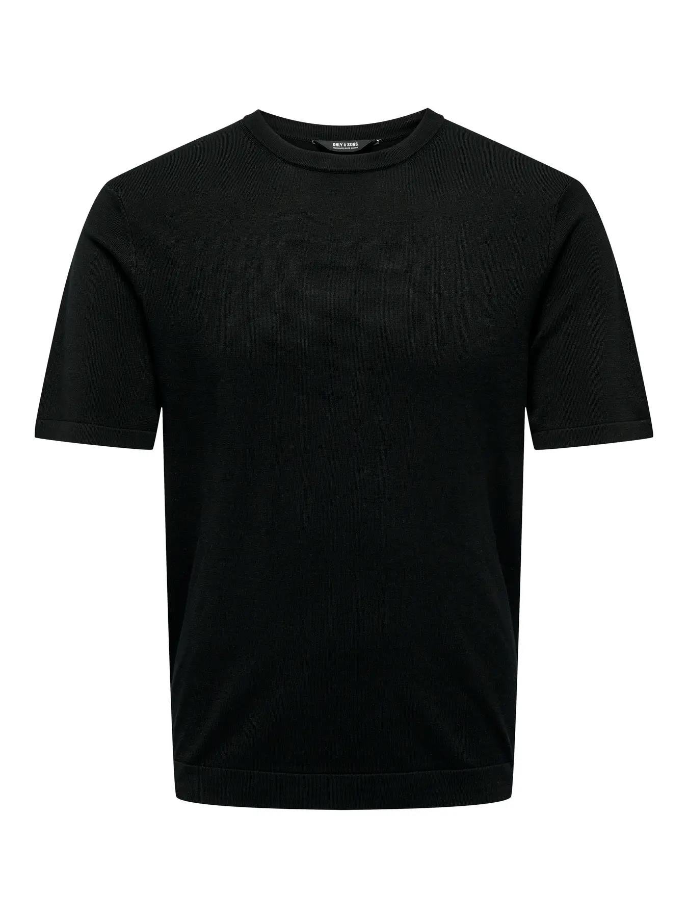 Only & Sons Erkek Yuvarlak Yaka Basic Örme T-Shirt - 22022928 - Only & Sons - 22022928-T