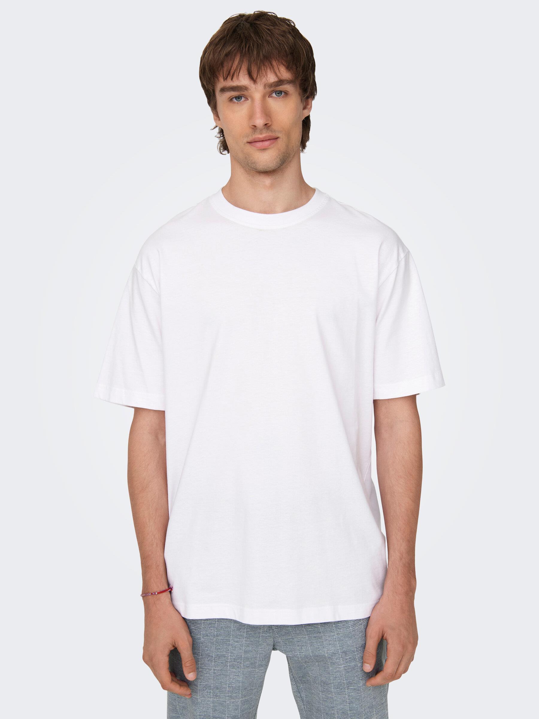 Only & Sons Erkek Yuvarlak Yaka Basic T-shirt - 22022532 - Only & Sons - 22022532