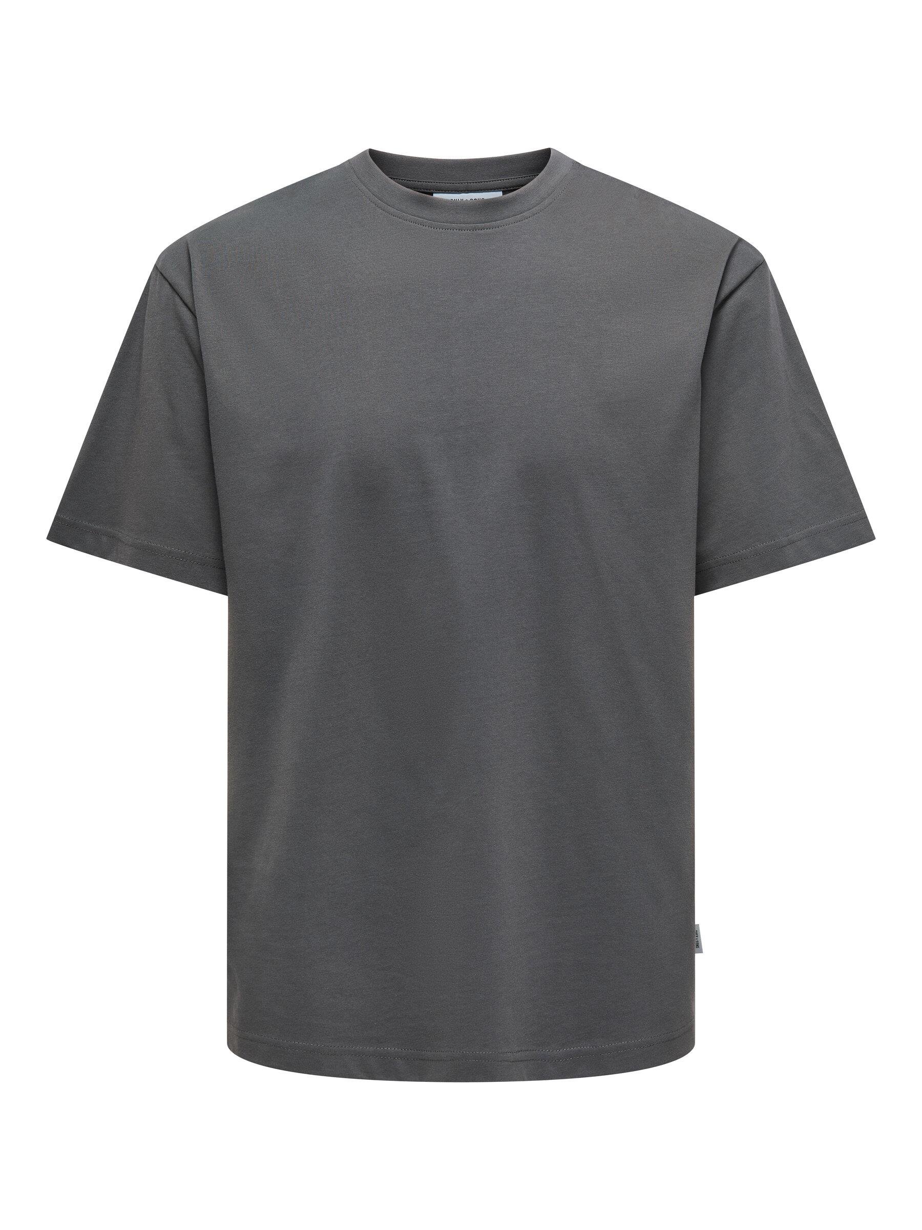 Only & Sons Erkek Yuvarlak Yaka Basic T-shirt - 22022532 - Only & Sons - 22022532
