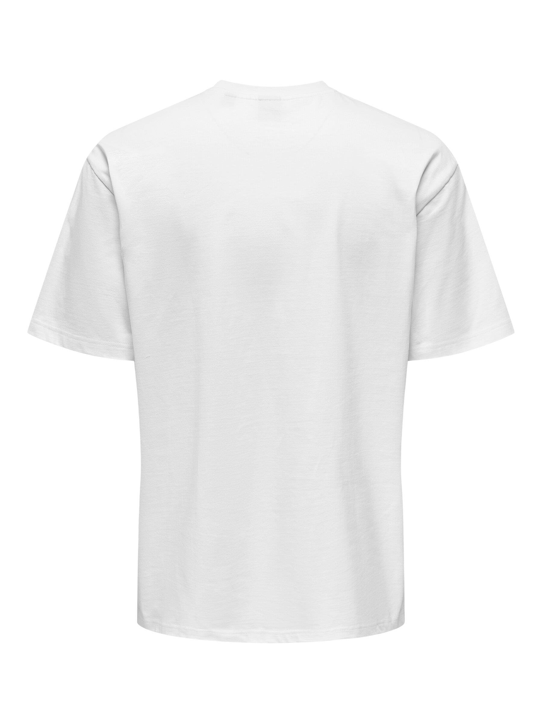 Only & Sons Erkek Yuvarlak Yaka Basic T-shirt - 22022532 - Only & Sons - 22022532