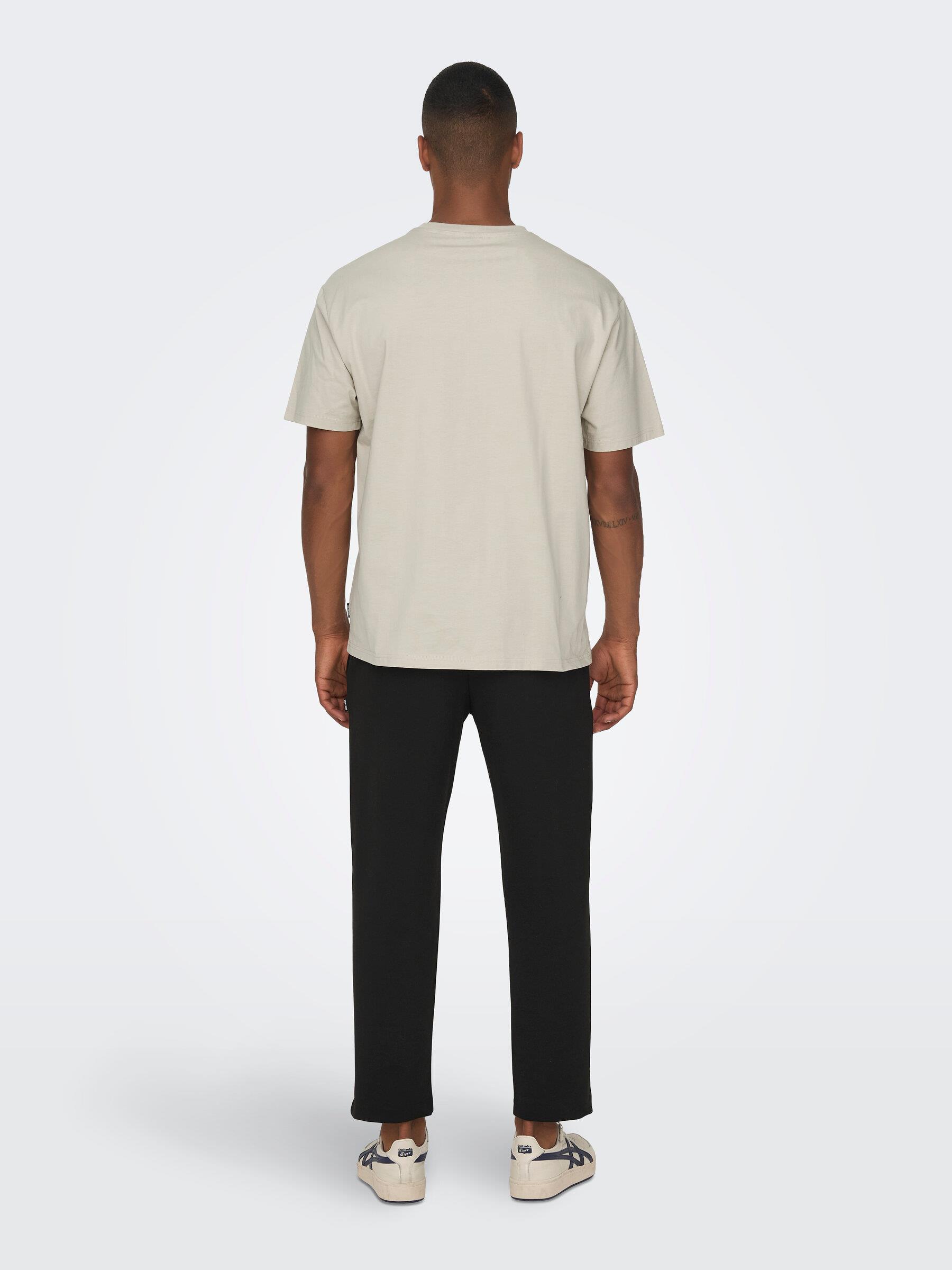 Only & Sons Erkek Yuvarlak Yaka Basic T-shirt - 22022532 - Only & Sons - 22022532