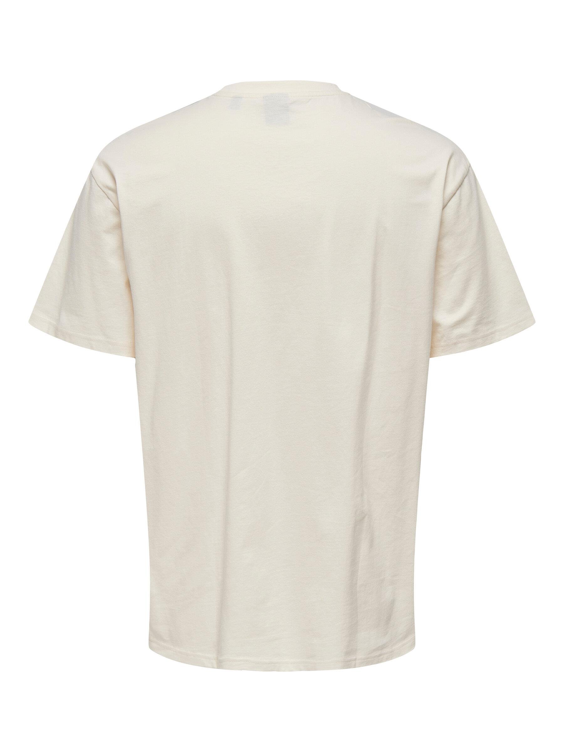 Only & Sons Erkek Yuvarlak Yaka Basic T-shirt - 22022532 - Only & Sons - 22022532