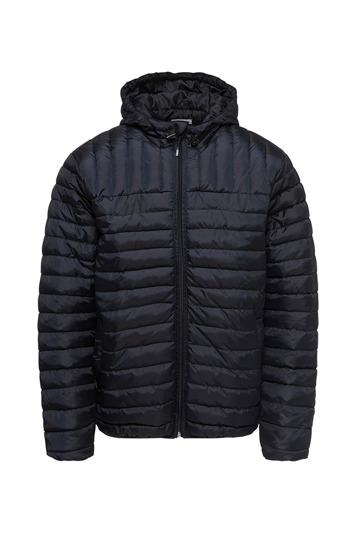 Only & Sons Hafif Şişme Ceket Mont Onspaul Quilted Hood Jacket - 22015121 - Only & Sons - 22015121