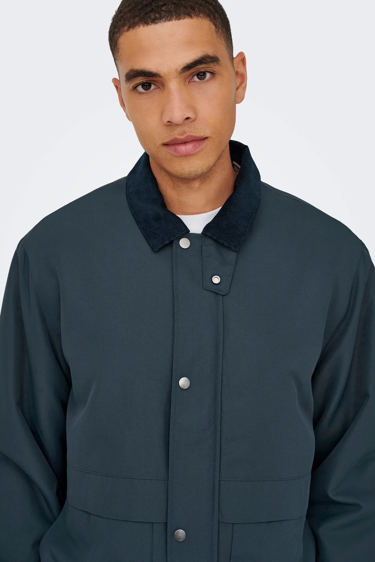 Only & Sons Onskosmo Erkek Lacivert Ceket Mont - 22034856 - Only & Sons - 22034856-BNS