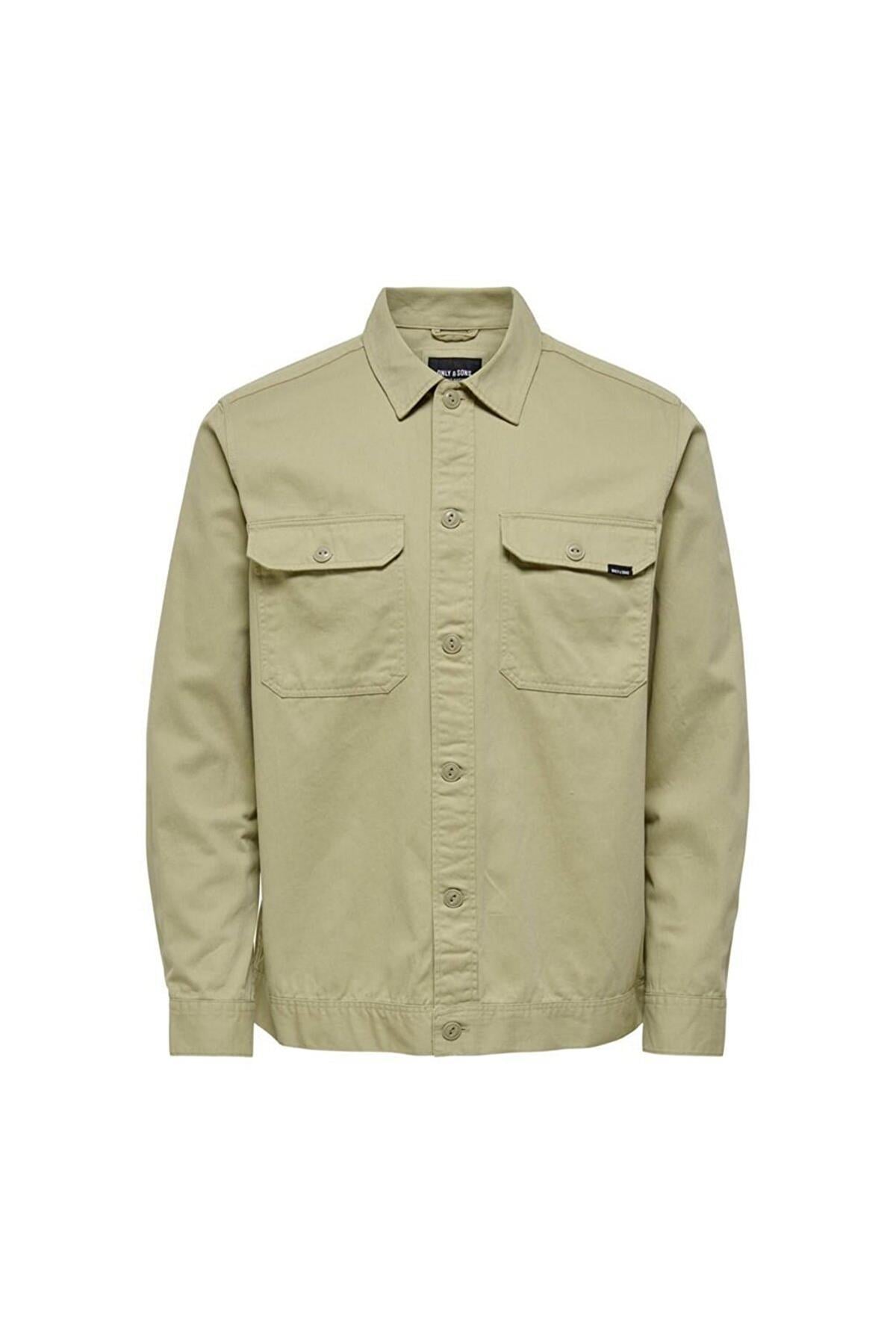 Only & Sons Onssılvıo Erkek Cepli Günlük Gömlek - 22022442 - Only & Sons - 22022442