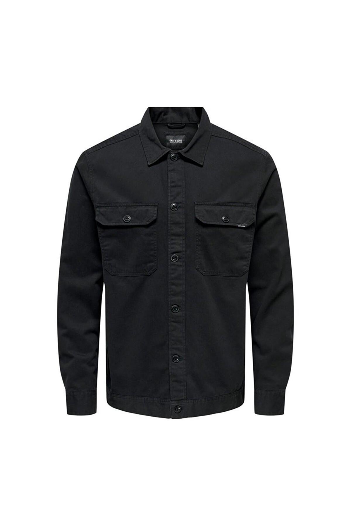 Only & Sons Onssılvıo Erkek Cepli Günlük Gömlek - 22022442 - Only & Sons - 22022442