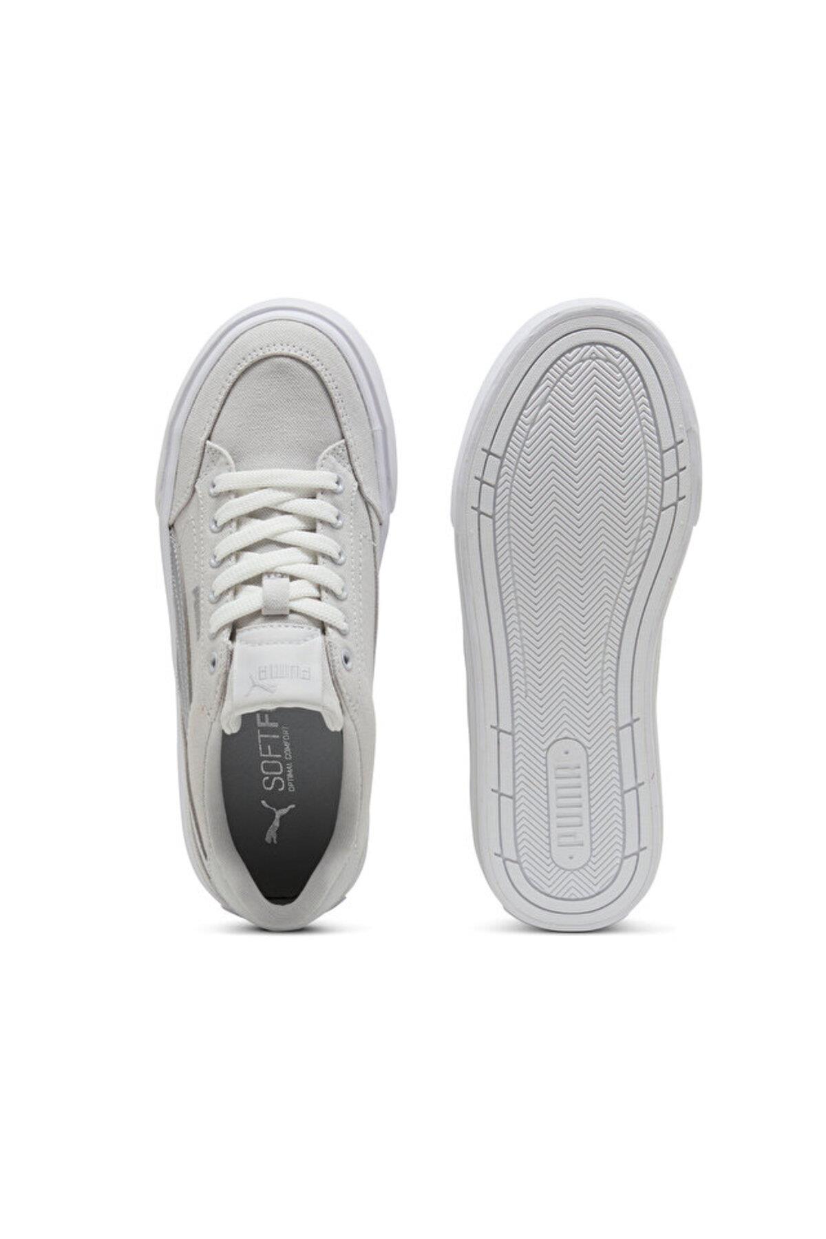 Puma Cort Classic Vulc Fs Platform Kadın Gri Günlük Ayakkabı 40232903 - Puma - 40232903-K