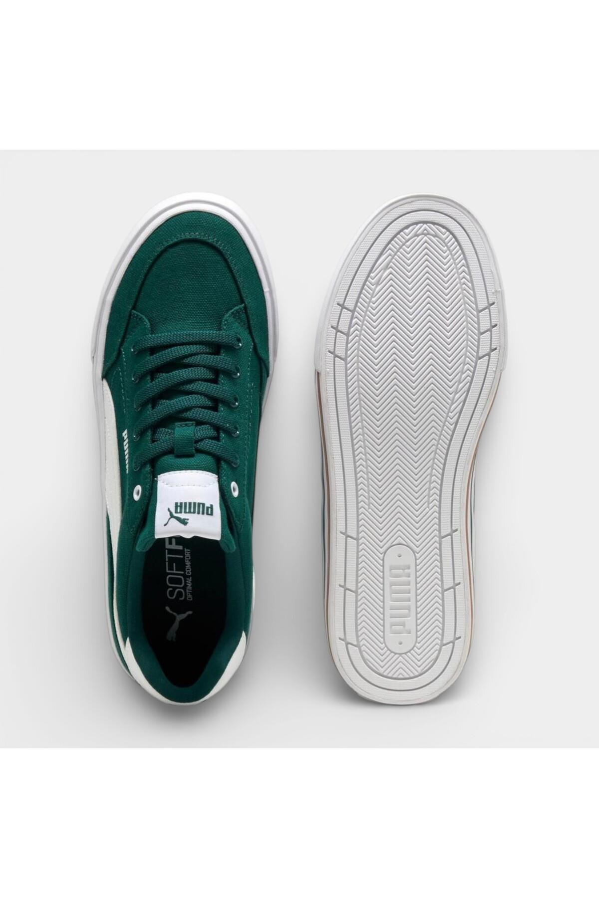 Puma Court Classic Vulc FS Erkek Yeşil Spor Ayakkabı Sneaker-39635316 - Puma - 396353-Y