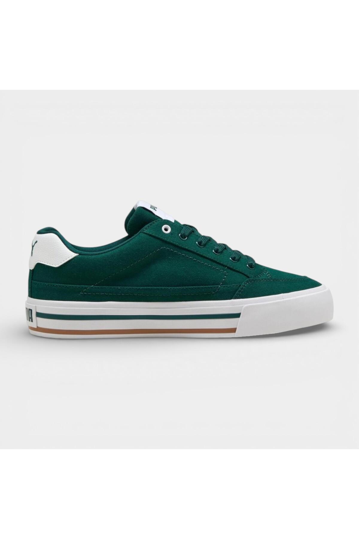Puma Court Classic Vulc FS Erkek Yeşil Spor Ayakkabı Sneaker-39635316 - Puma - 396353-Y