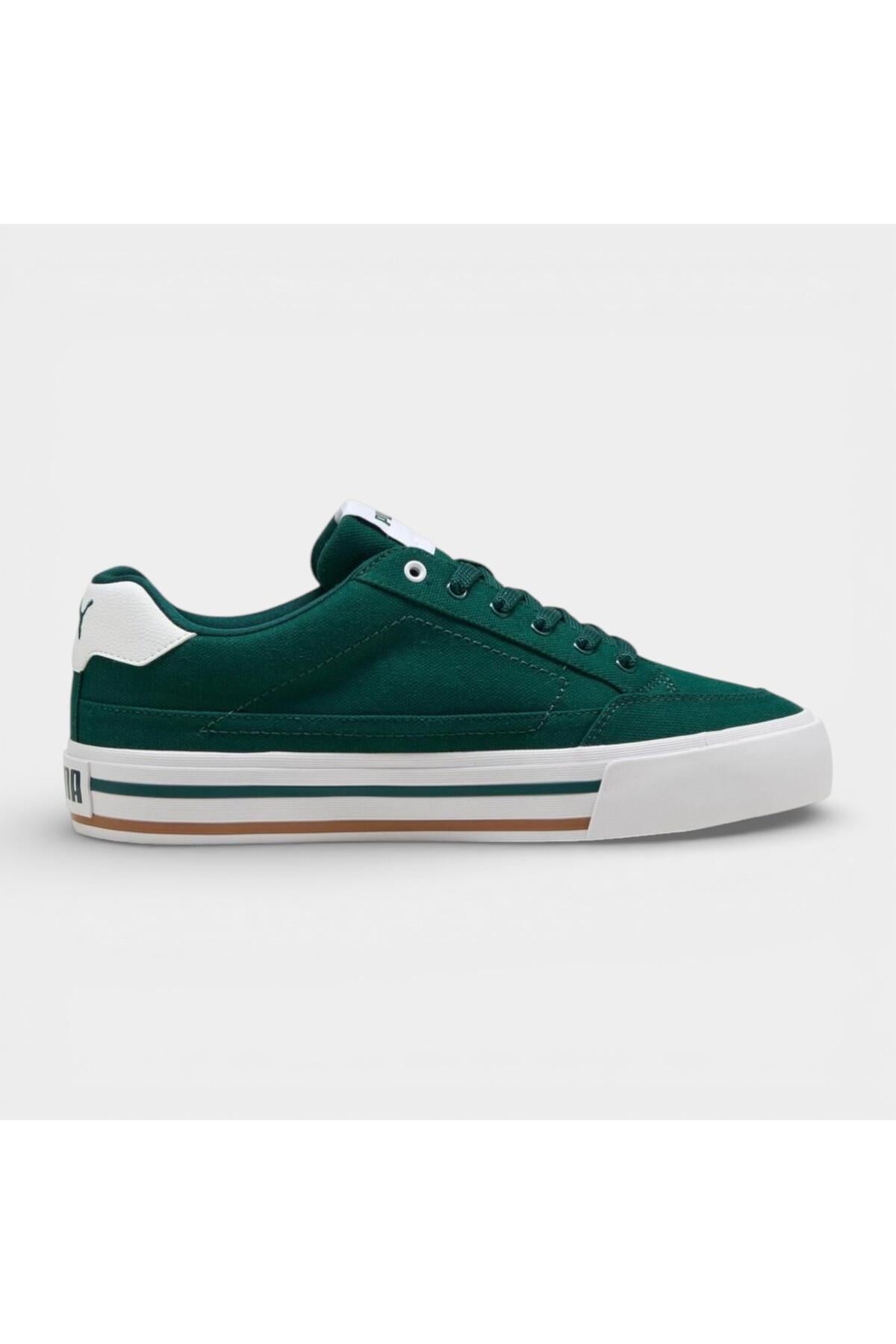 Puma Court Classic Vulc FS Erkek Yeşil Spor Ayakkabı Sneaker-39635316 - Puma - 396353-Y
