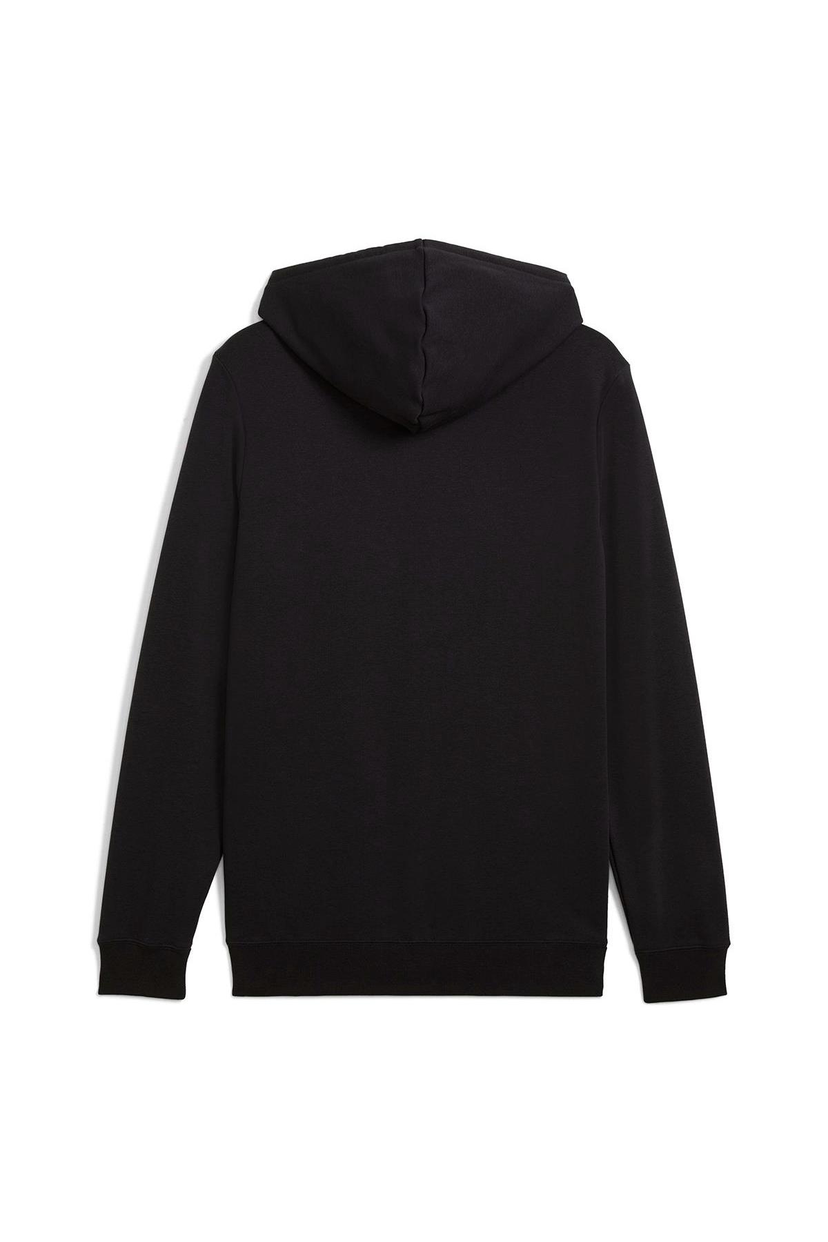 Puma Erkek Ess Full-Zip Hoodie Siyah Sweatshirt - 68258801 - Puma - 682588