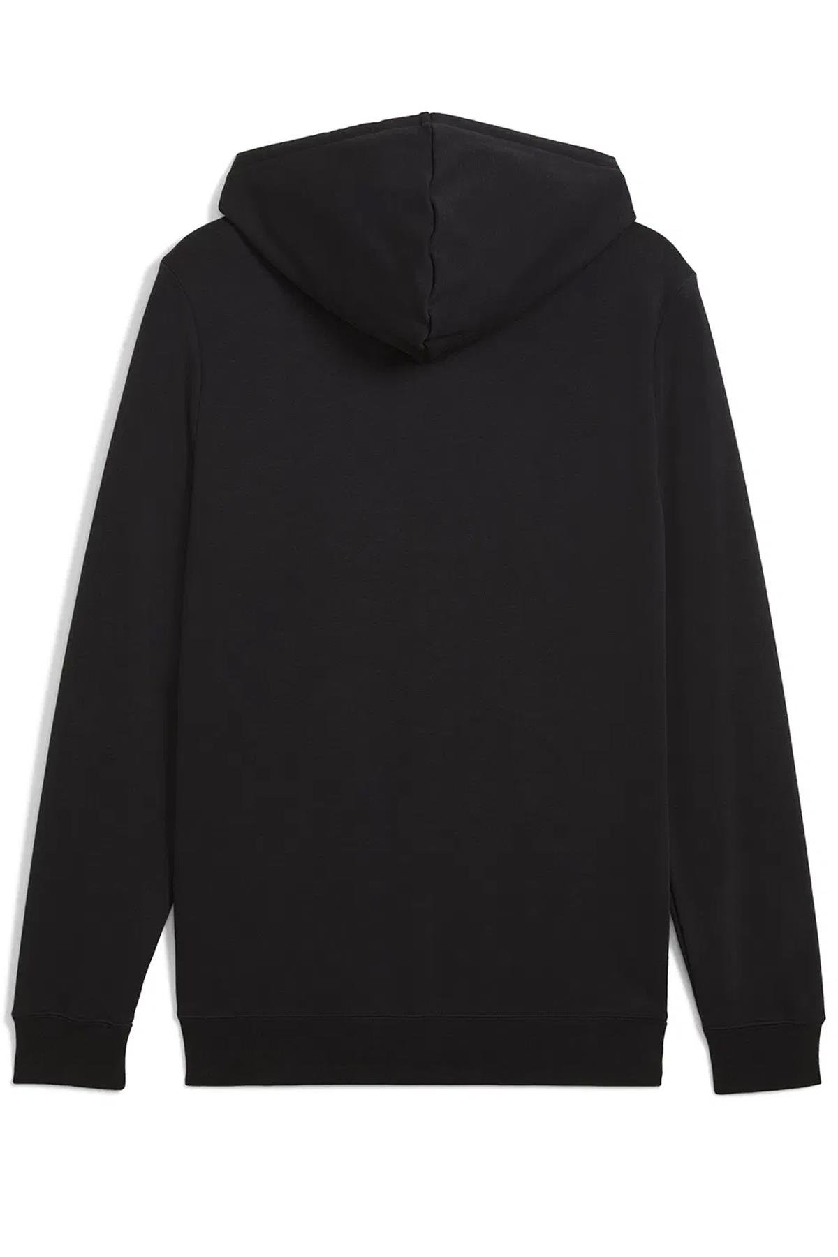 Puma Erkek Ess Full-Zip Hoodie Siyah Sweatshirt - 68258801 - Puma - 682588