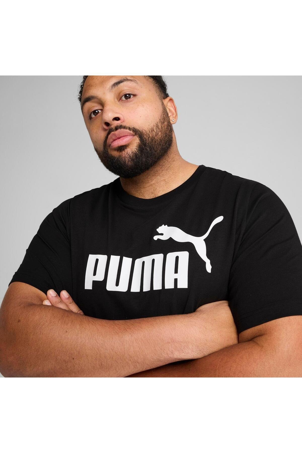 Puma Erkek ESS No. 1 Logo Tee Spor T-Shirt - 68253201 - Puma - muk-68253399