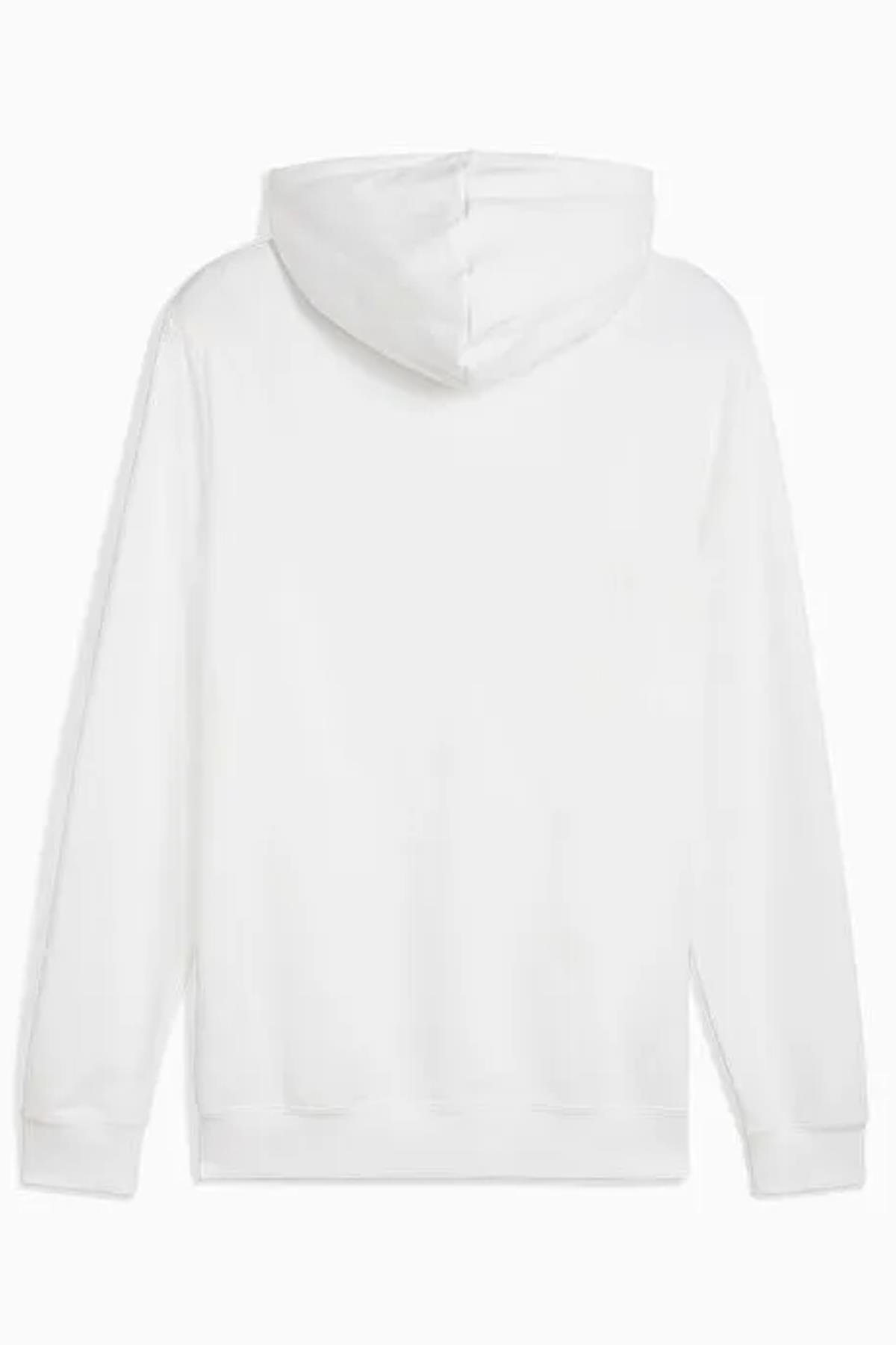 Puma Erkek Ess No.1 Logo Hoodie Beyaz Spor Sweatshirt - 68257216 - Puma - 68257216