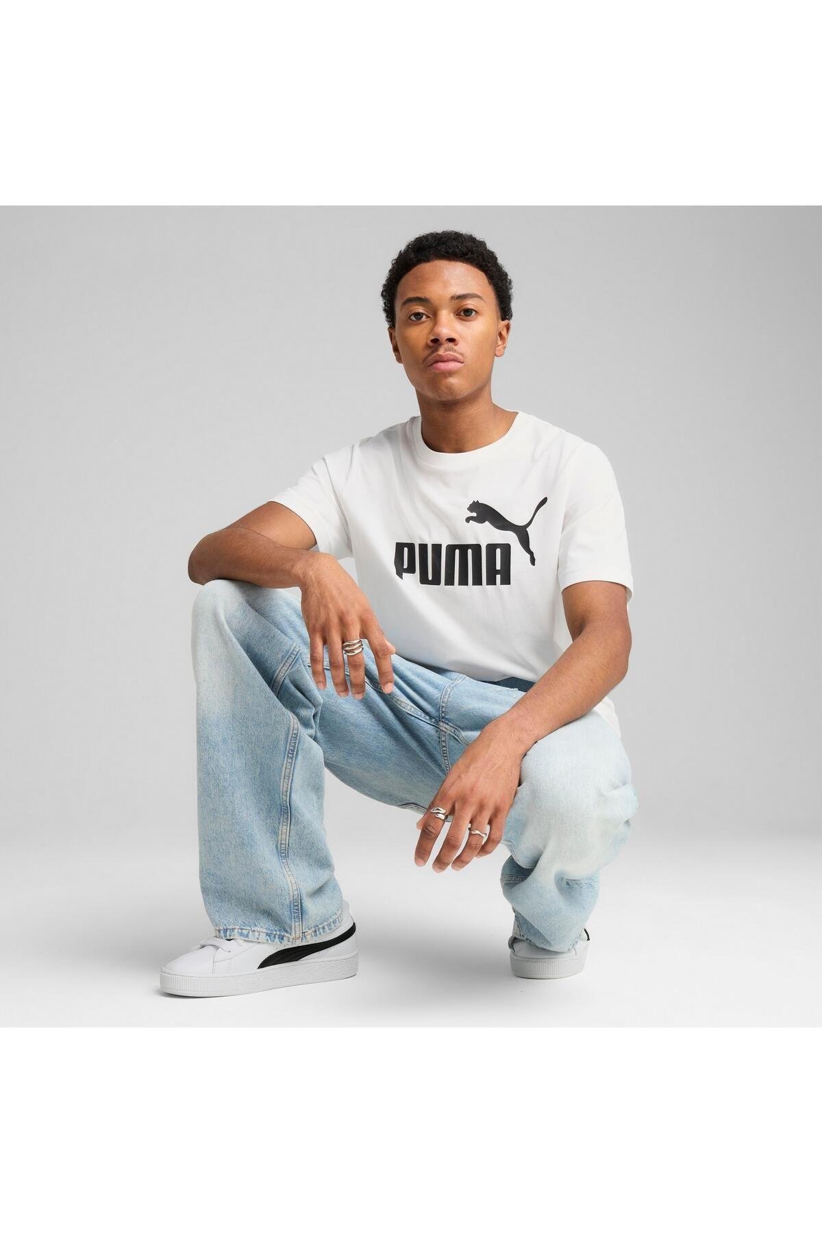 Puma Erkek ESS No. 1 Logo Tee Spor T-Shirt - 68253202 - Puma - 68253399