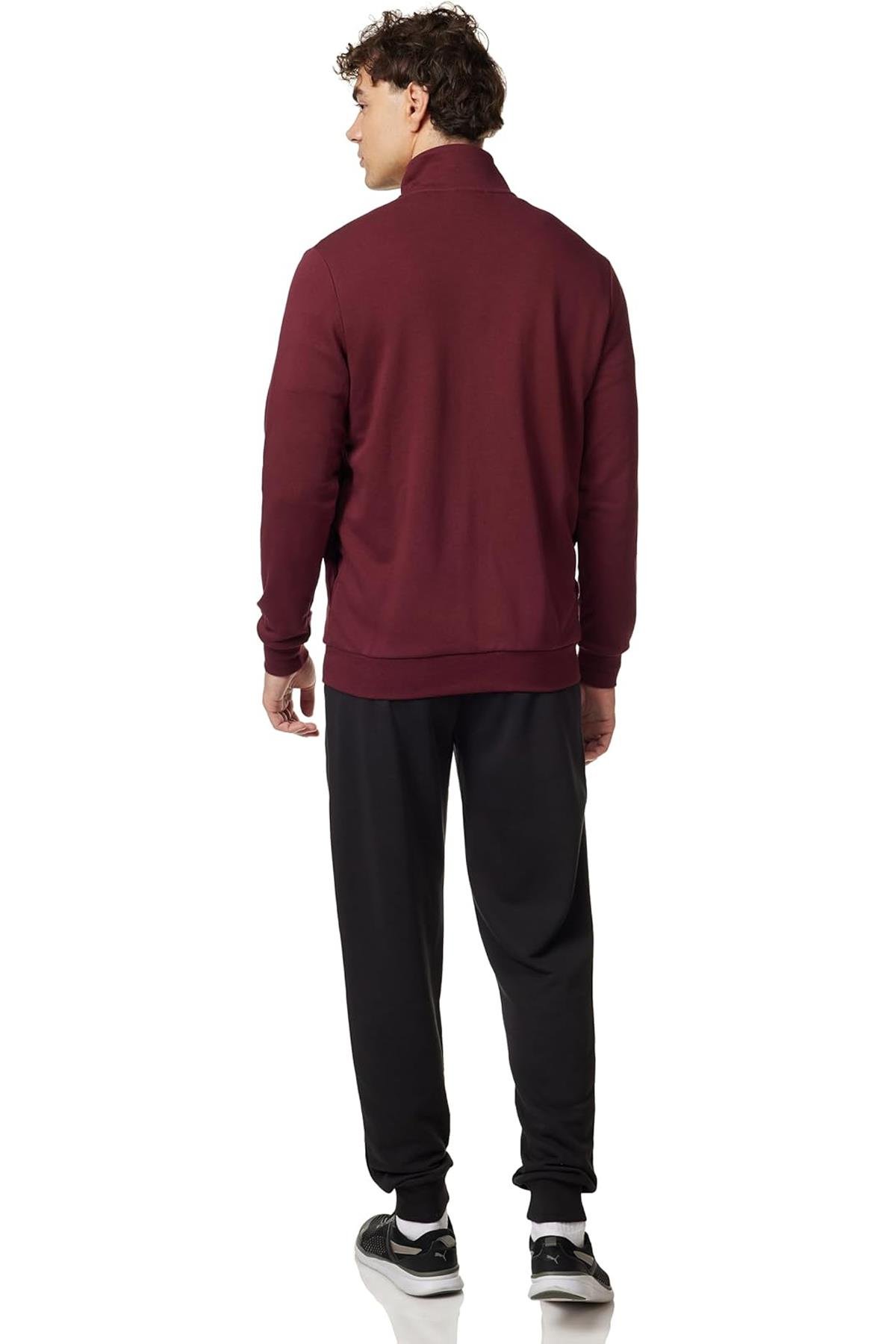 Puma Erkek ESSENTIALS Bordo-Siyah Spor Eşofman Takımı - 68484896 - Puma - 684848