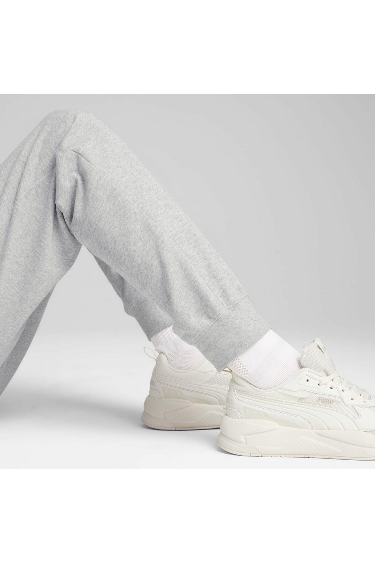 Puma Erkek Essentials Elevated Gri Eşofman Altı - 69089604 - Puma - 690896-04
