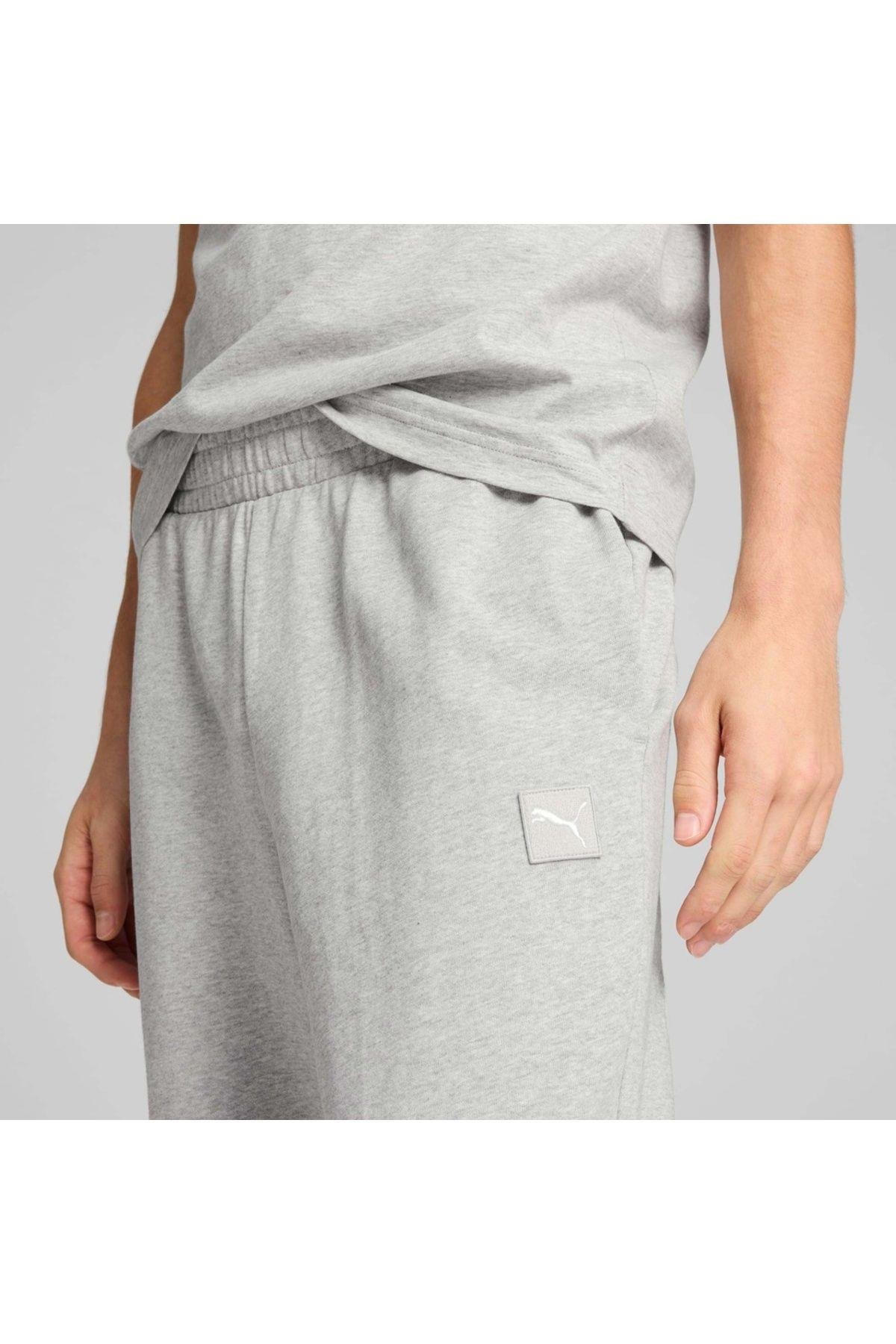 Puma Erkek Essentials Elevated Gri Eşofman Altı - 69089604 - Puma - 690896-04