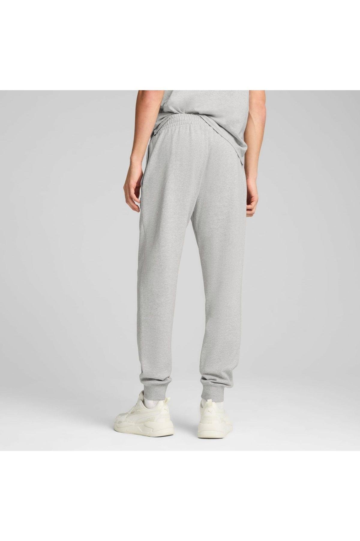 Puma Erkek Essentials Elevated Gri Eşofman Altı - 69089604 - Puma - 690896-04