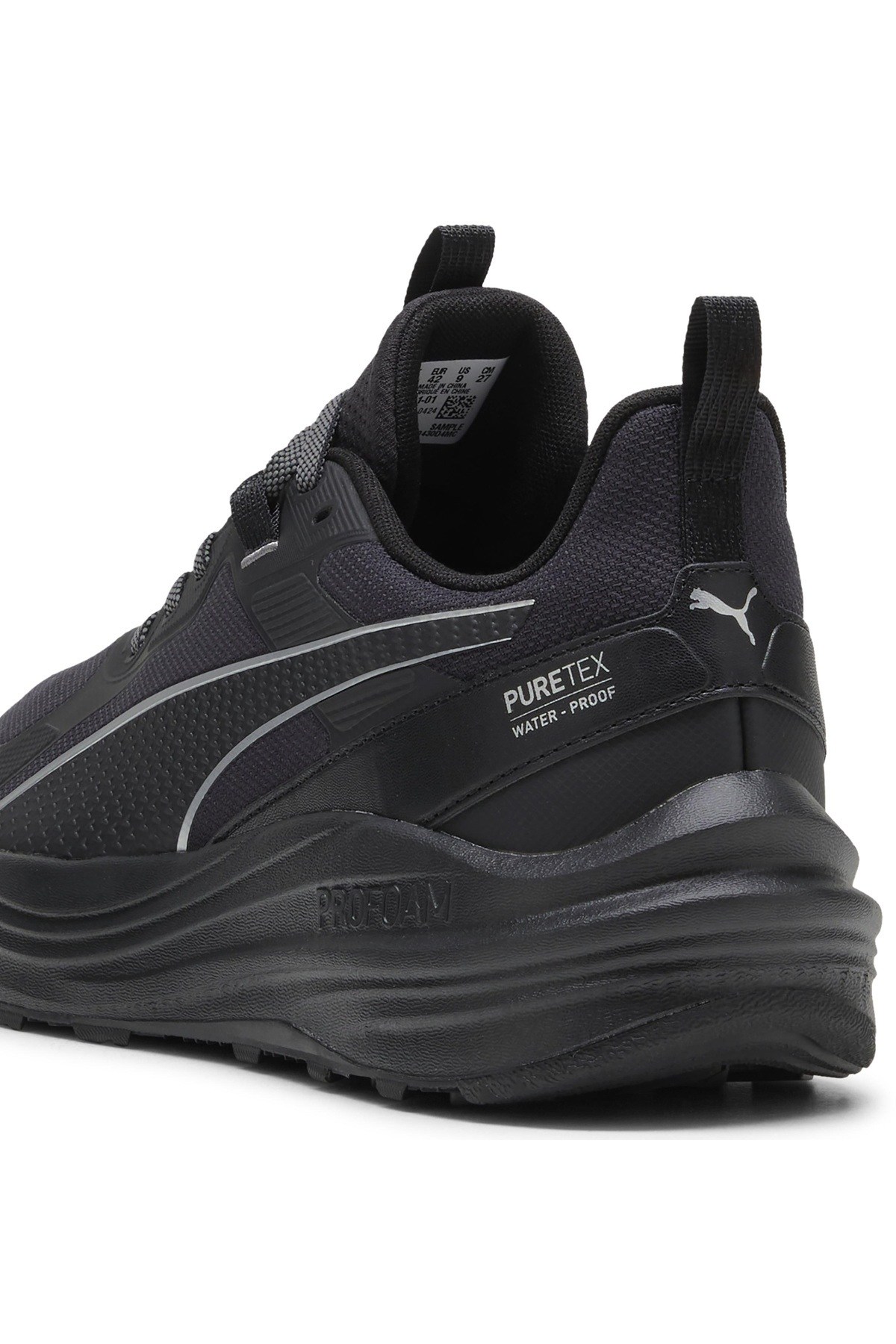 Puma Erkek Flare Pro Waterproof Su Geçirmez Unisex Siyah Spor Ayakkabı - 312041   - Puma - 312041