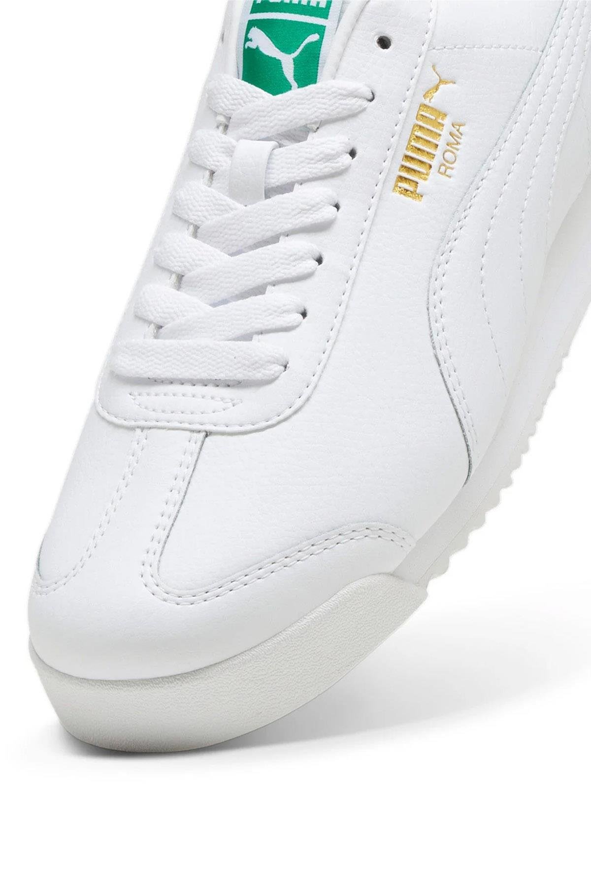 Puma Erkek Roma 24 Standart Sneaker Beyaz Spor Ayakkabı - 396868-03 - Puma - 39686803
