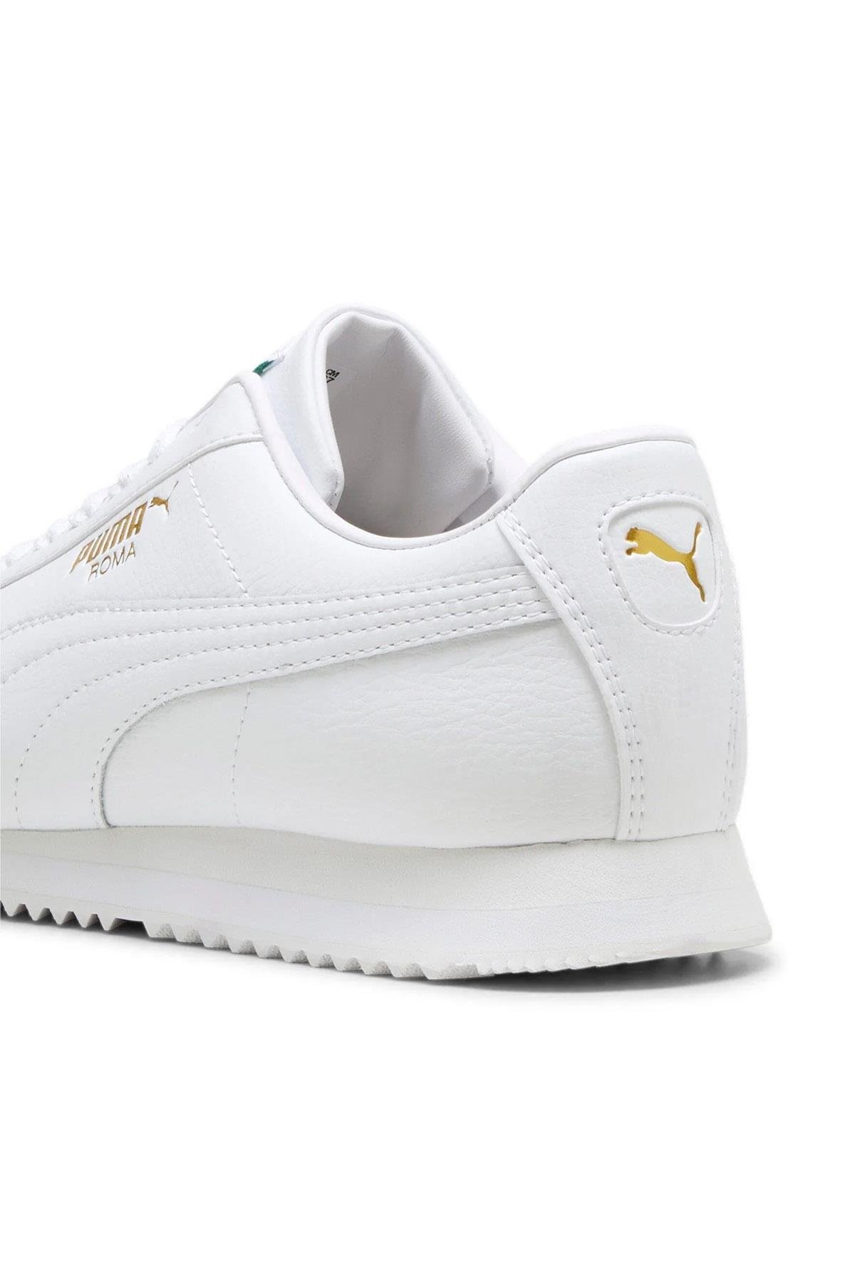Puma Erkek Roma 24 Standart Sneaker Beyaz Spor Ayakkabı - 396868-03 - Puma - 39686803